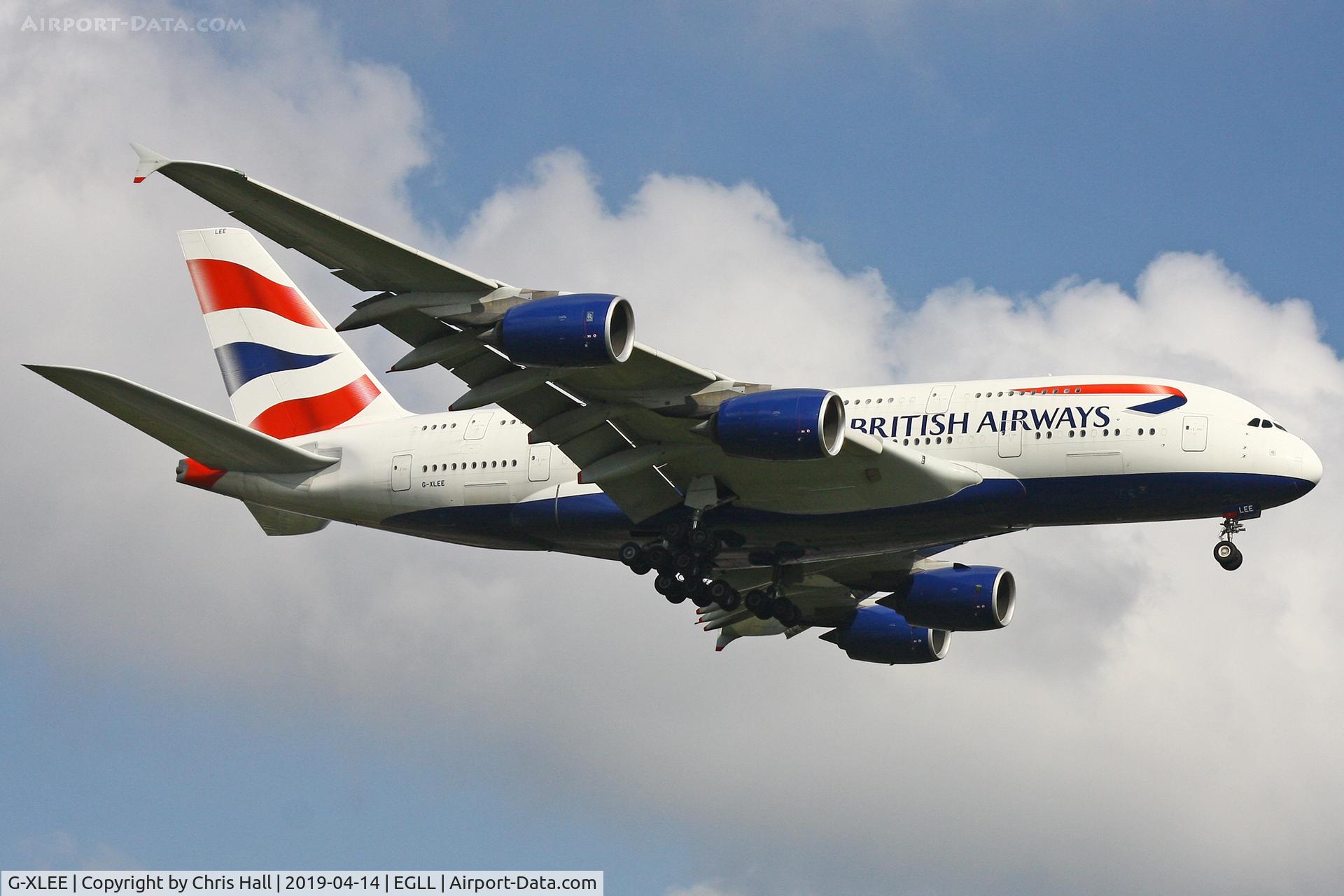 G-XLEE, 2013 Airbus A380-841 C/N 148, Heathrow