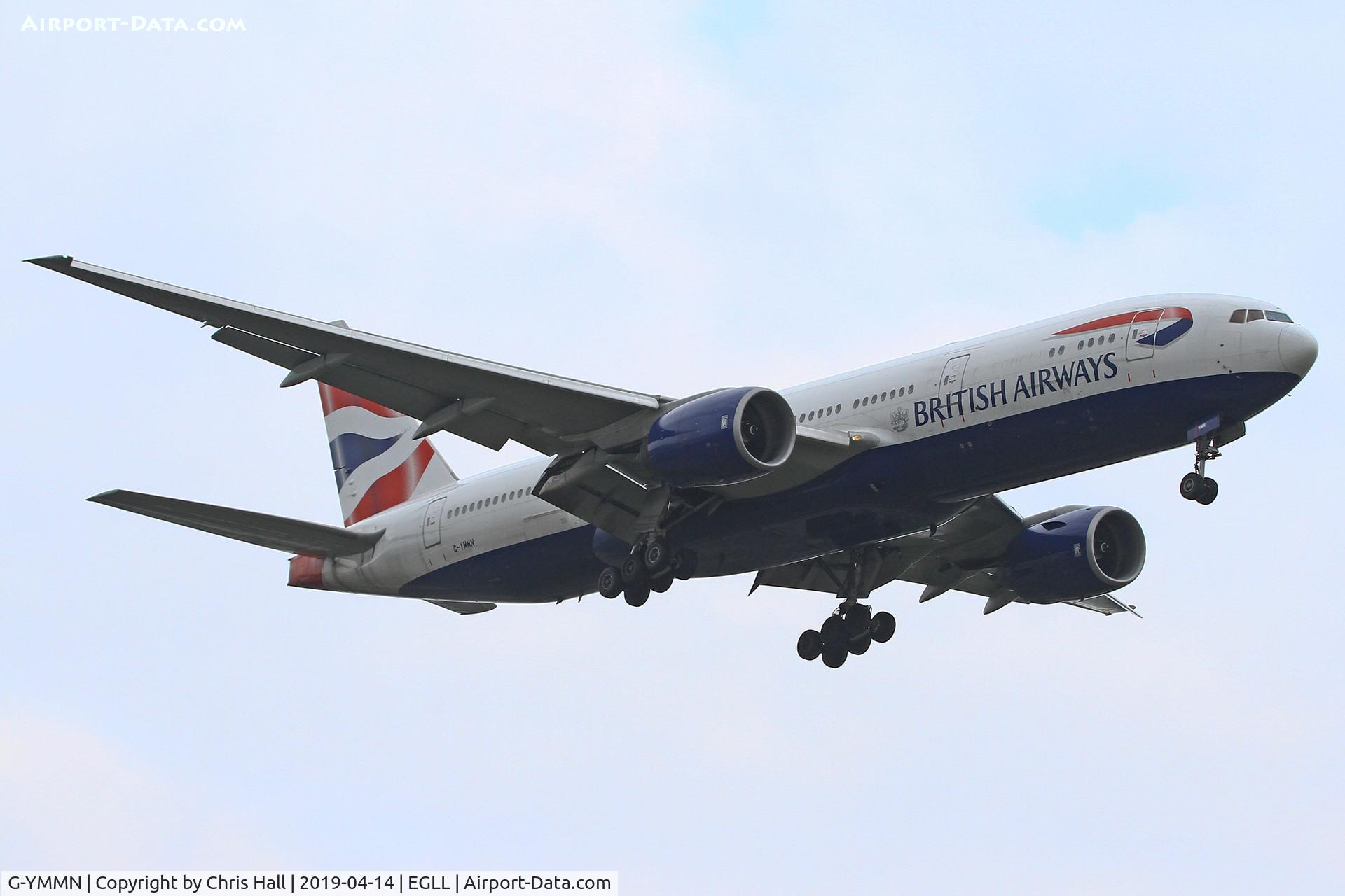 G-YMMN, 2001 Boeing 777-236 C/N 30316, Heathrow
