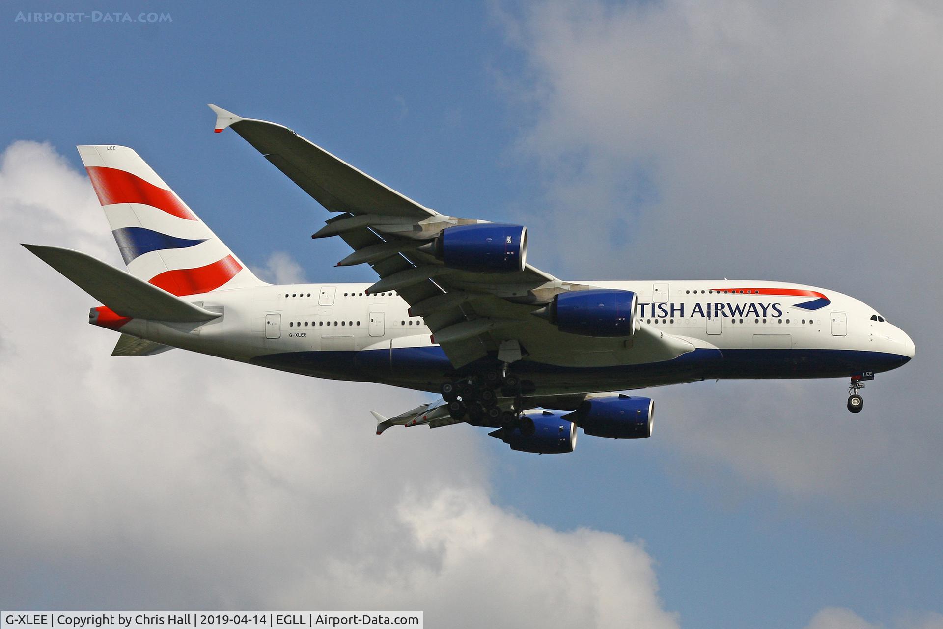 G-XLEE, 2013 Airbus A380-841 C/N 148, Heathrow