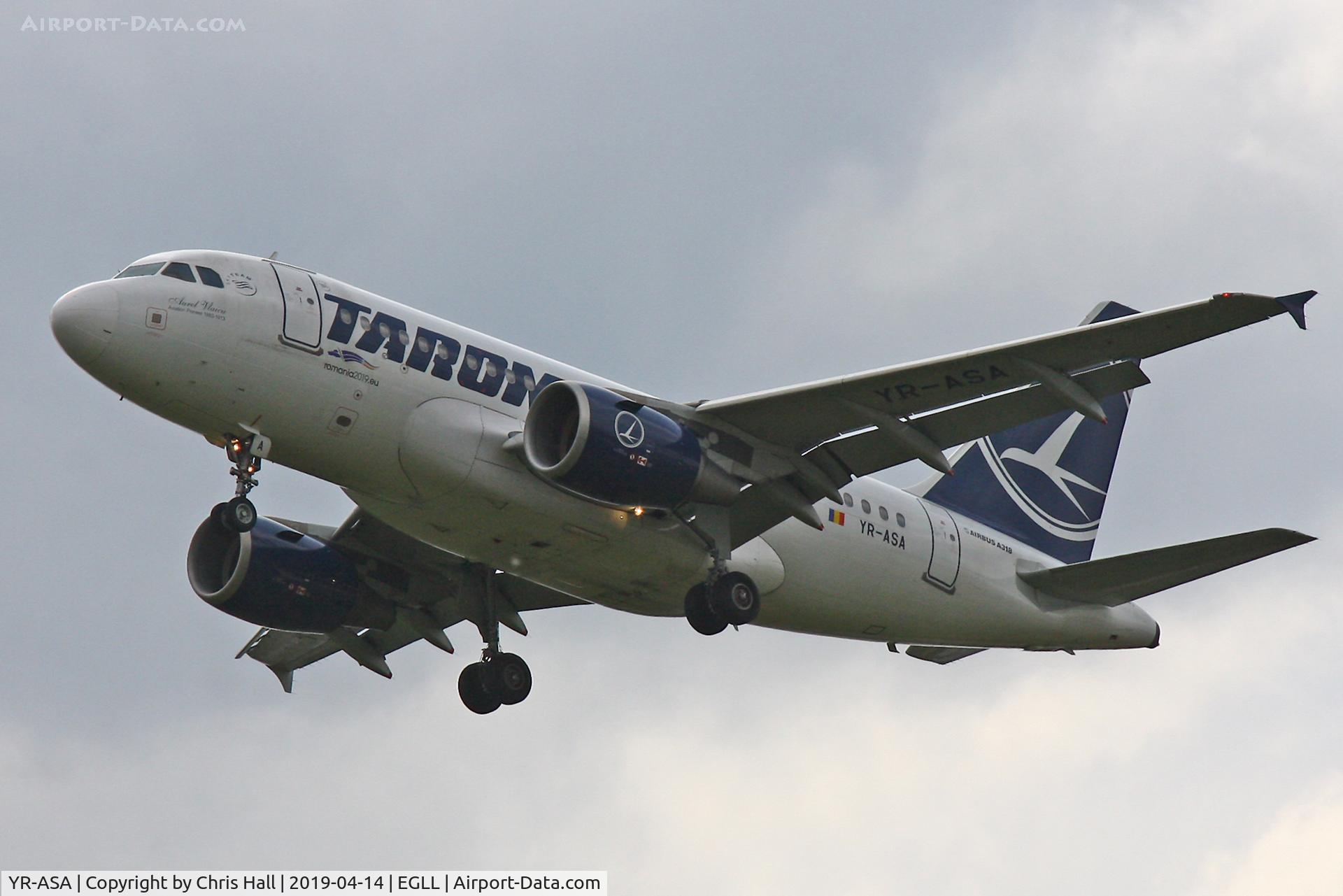 YR-ASA, 2006 Airbus A318-111 C/N 2931, Heathrow