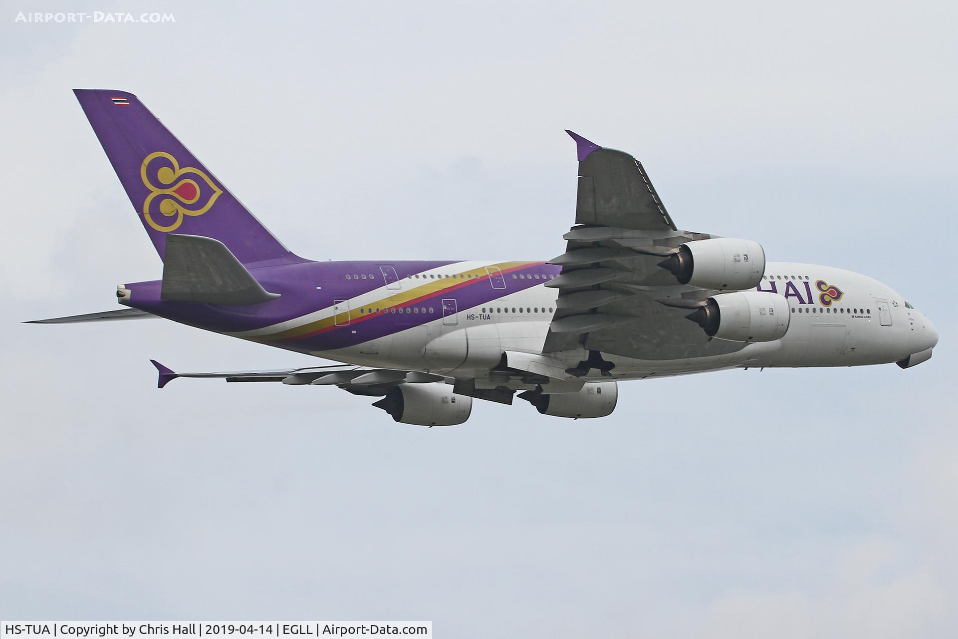 HS-TUA, 2012 Airbus A380-841 C/N 087, Heathrow