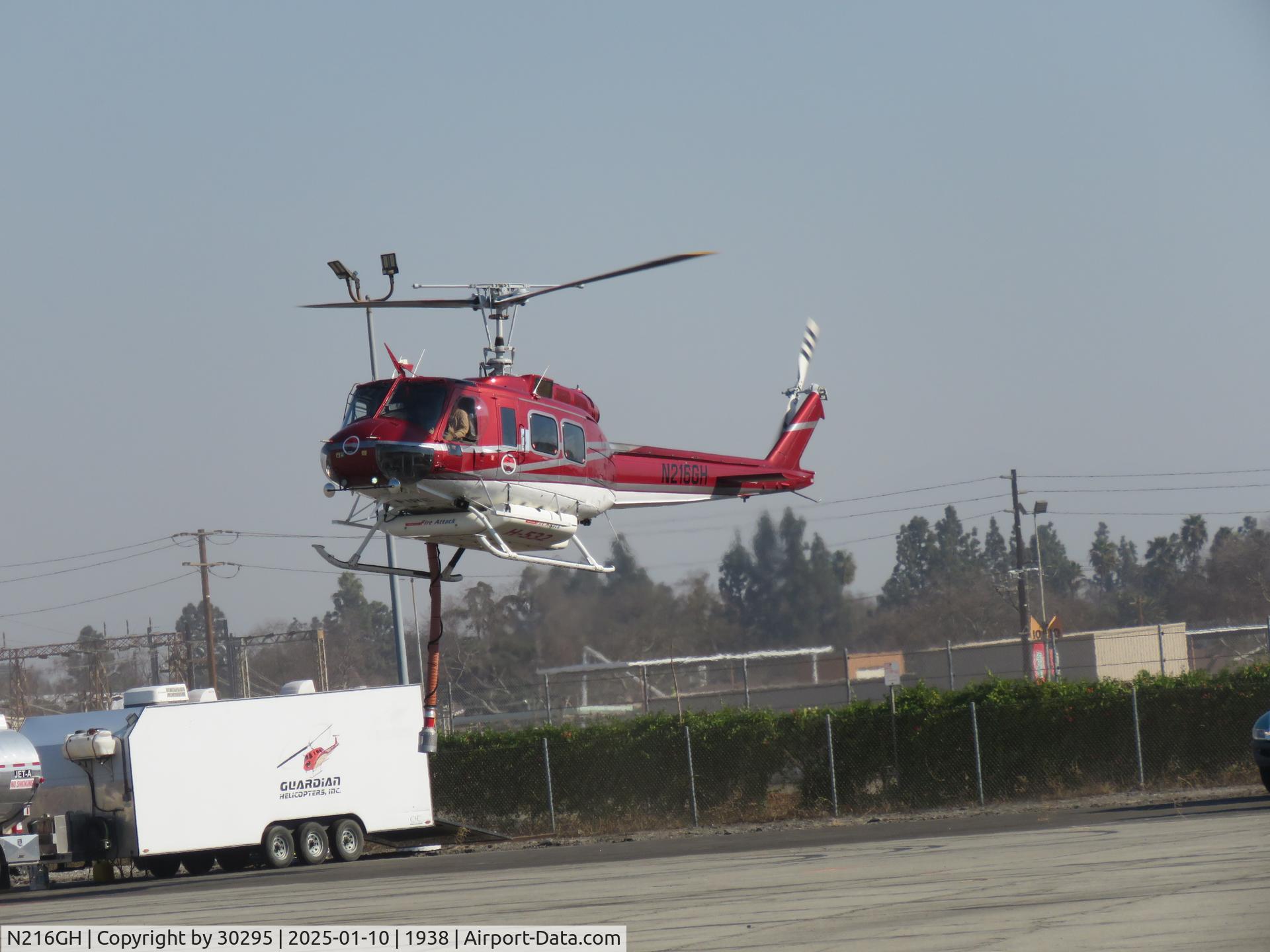 N216GH, 1969 Bell 205A-1++ C/N 30036, Setting down