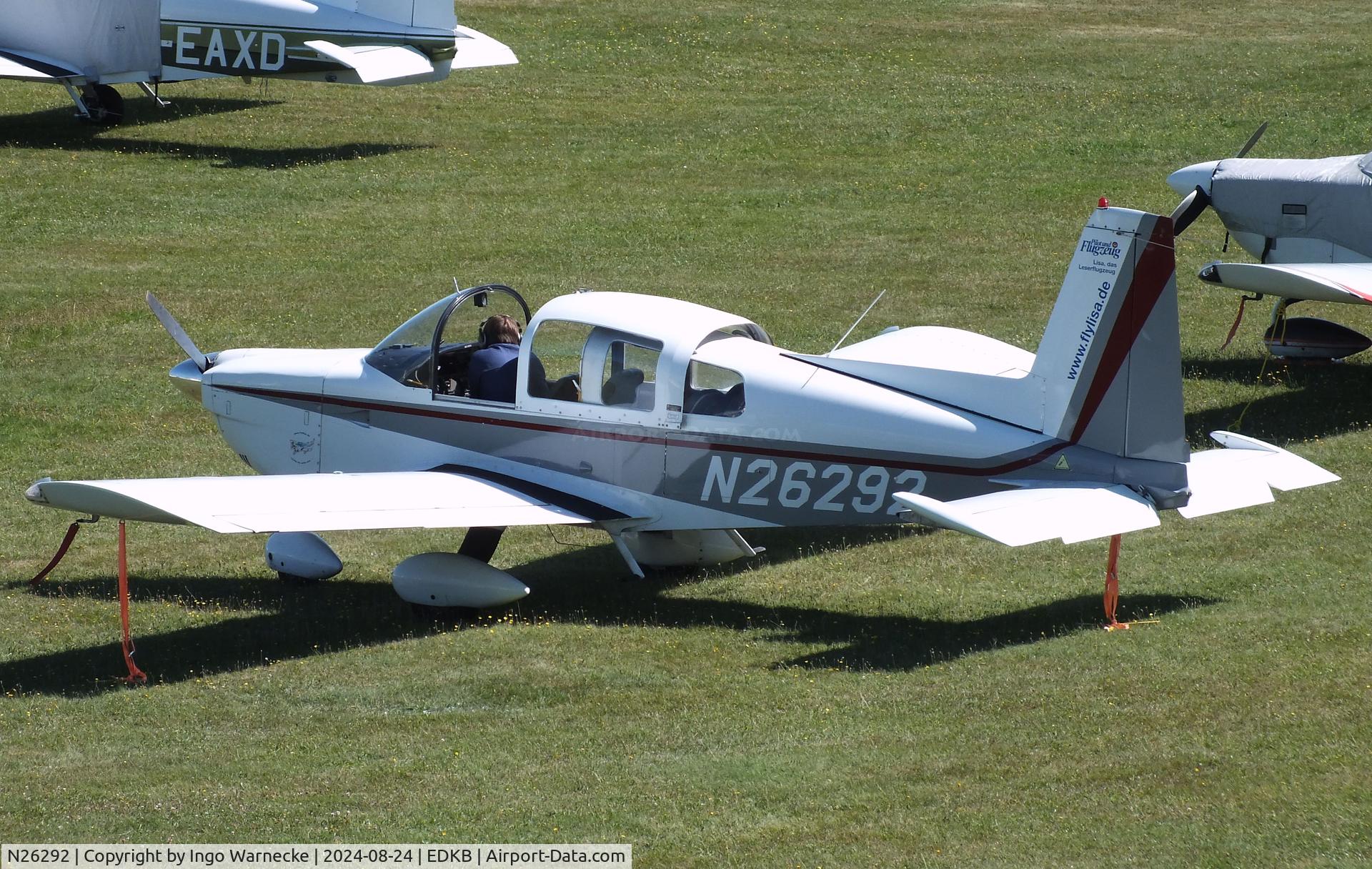 N26292, 1977 Grumman American AA-5A Cheetah C/N AA5A0508, Grumman American AA-5A Cheetah at the 2024 Grumman Fly-in at Bonn-Hangelar airfield