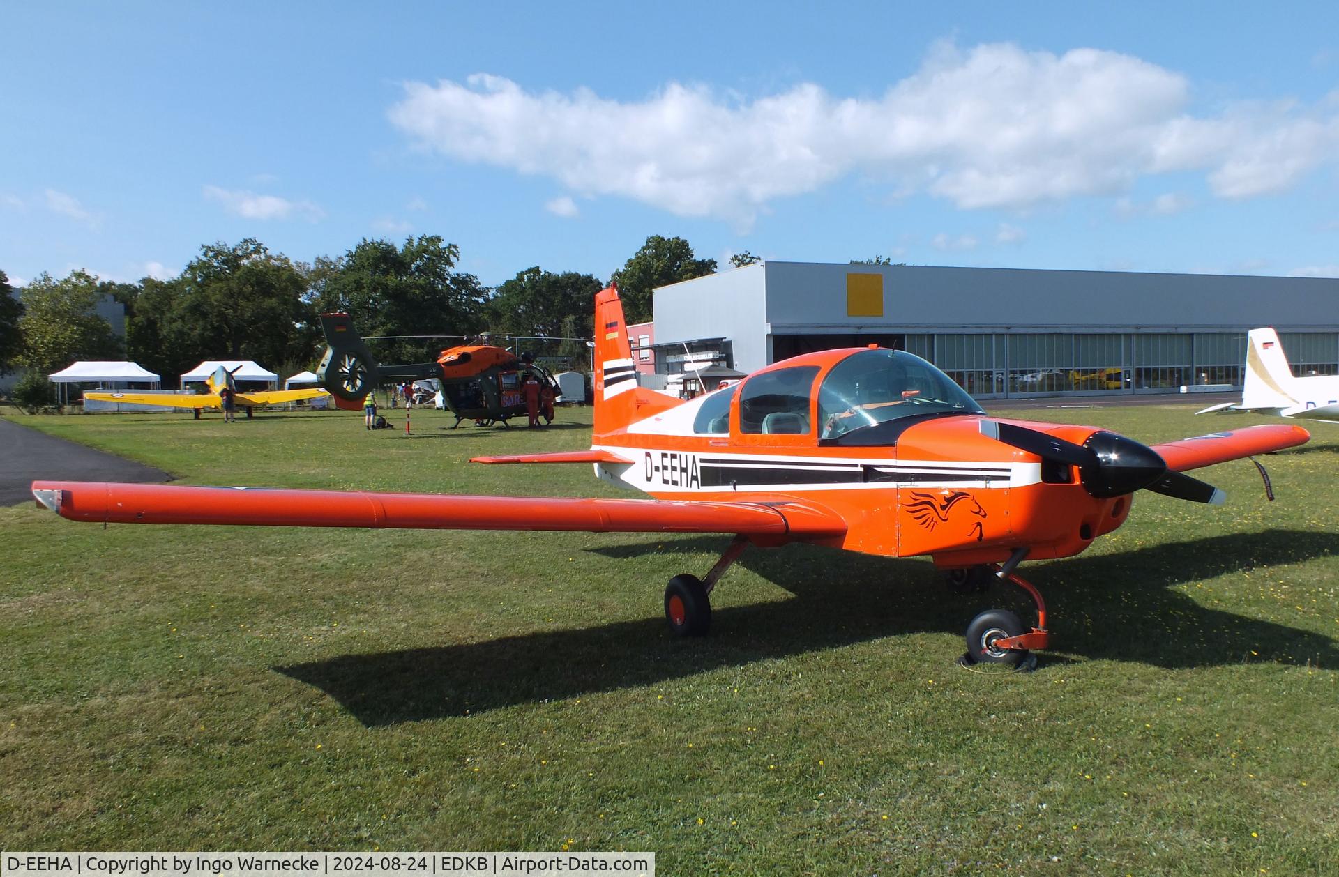 D-EEHA, 1972 Grumman American AA-5 Traveler Traveler C/N 031, Grumman American AA-5 Traveler at the 2024 Grumman Fly-in at Bonn-Hangelar airfield