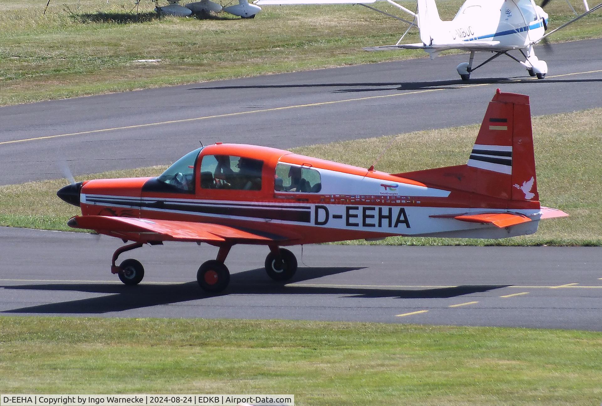 D-EEHA, 1972 Grumman American AA-5 Traveler Traveler C/N 031, Grumman American AA-5 Traveler at the 2024 Grumman Fly-in at Bonn-Hangelar airfield
