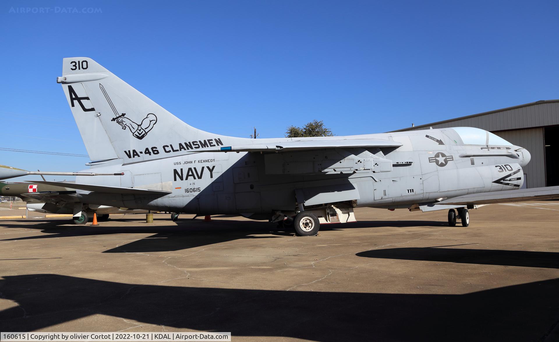 160615, LTV A-7E Corsair II C/N E-539, 10/2022