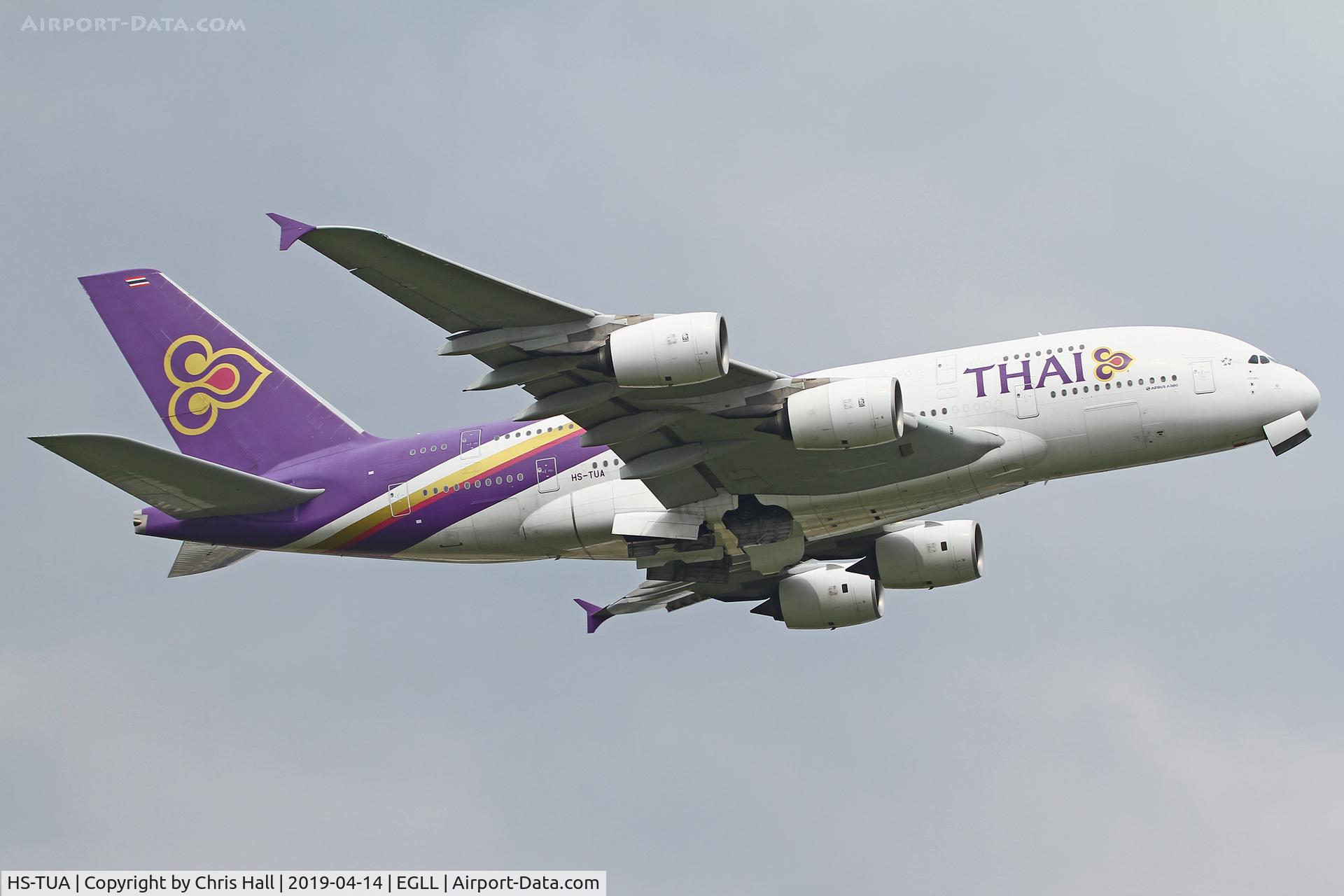 HS-TUA, 2012 Airbus A380-841 C/N 087, Heathrow