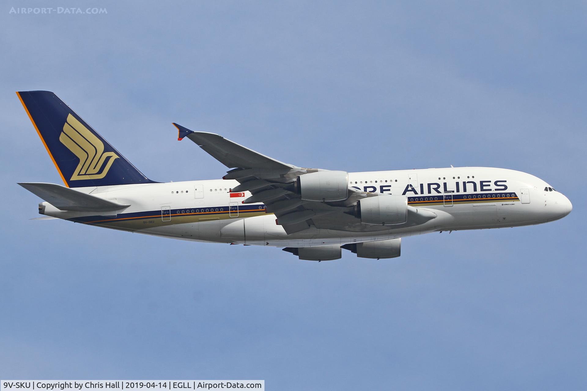 9V-SKU, 2017 Airbus A380-841 C/N 243, Heathrow