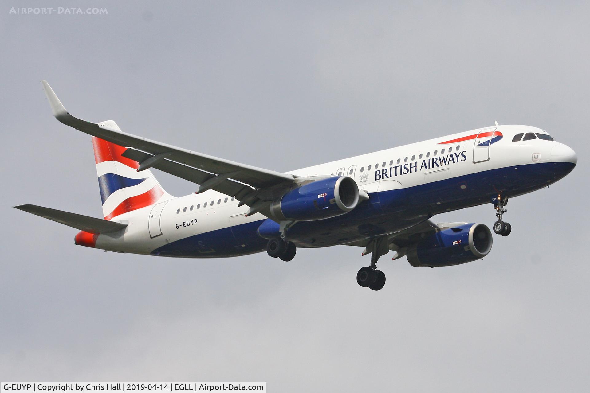 G-EUYP, 2013 Airbus A320-232 C/N 5784, Heathrow