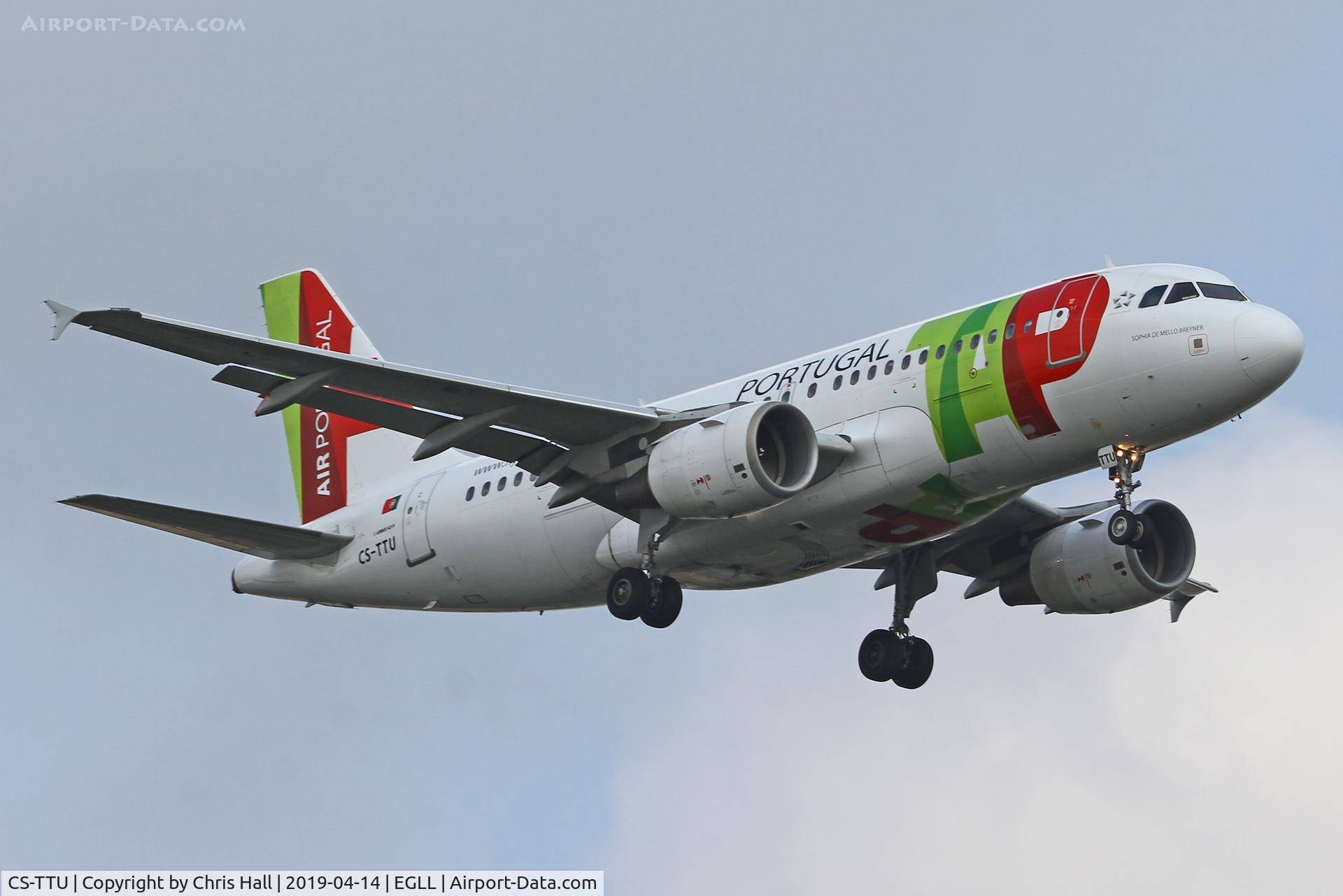 CS-TTU, 2002 Airbus A319-112 C/N 1668, Heathrow