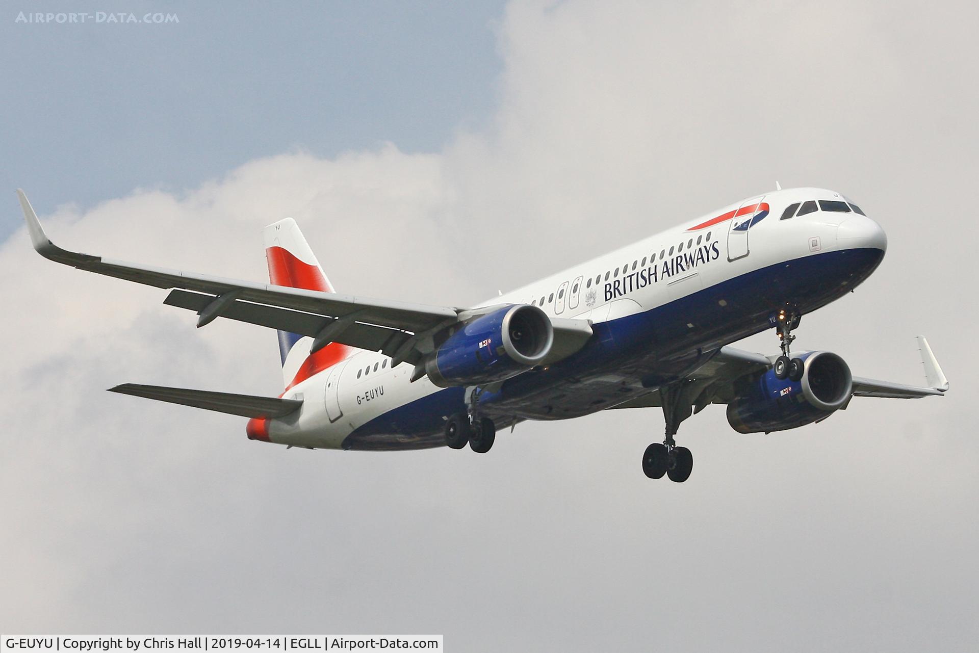 G-EUYU, 2014 Airbus A320-232 C/N 6028, Heathrow