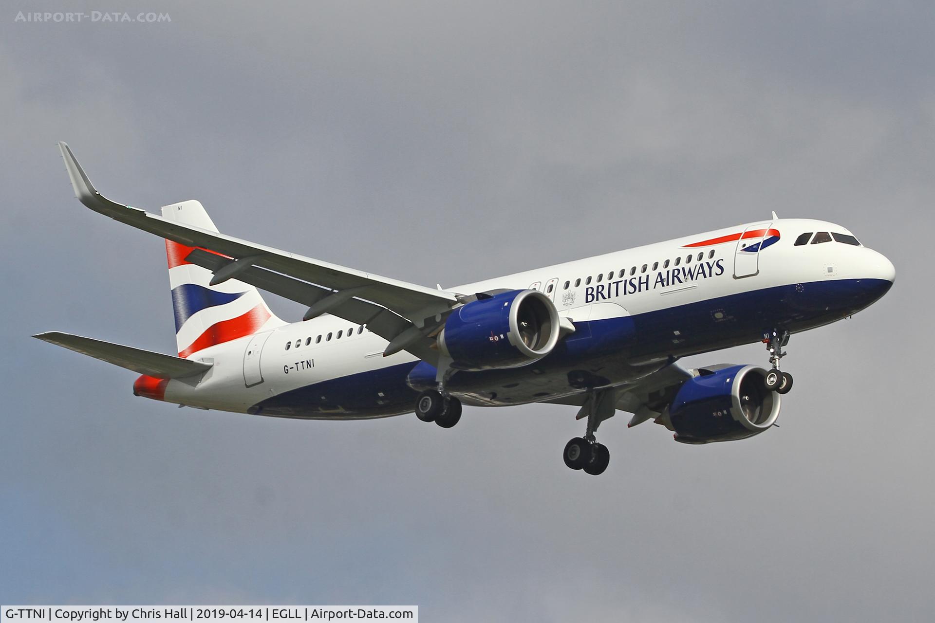 G-TTNI, 2019 Airbus A320-251N C/N 8767, Heathrow