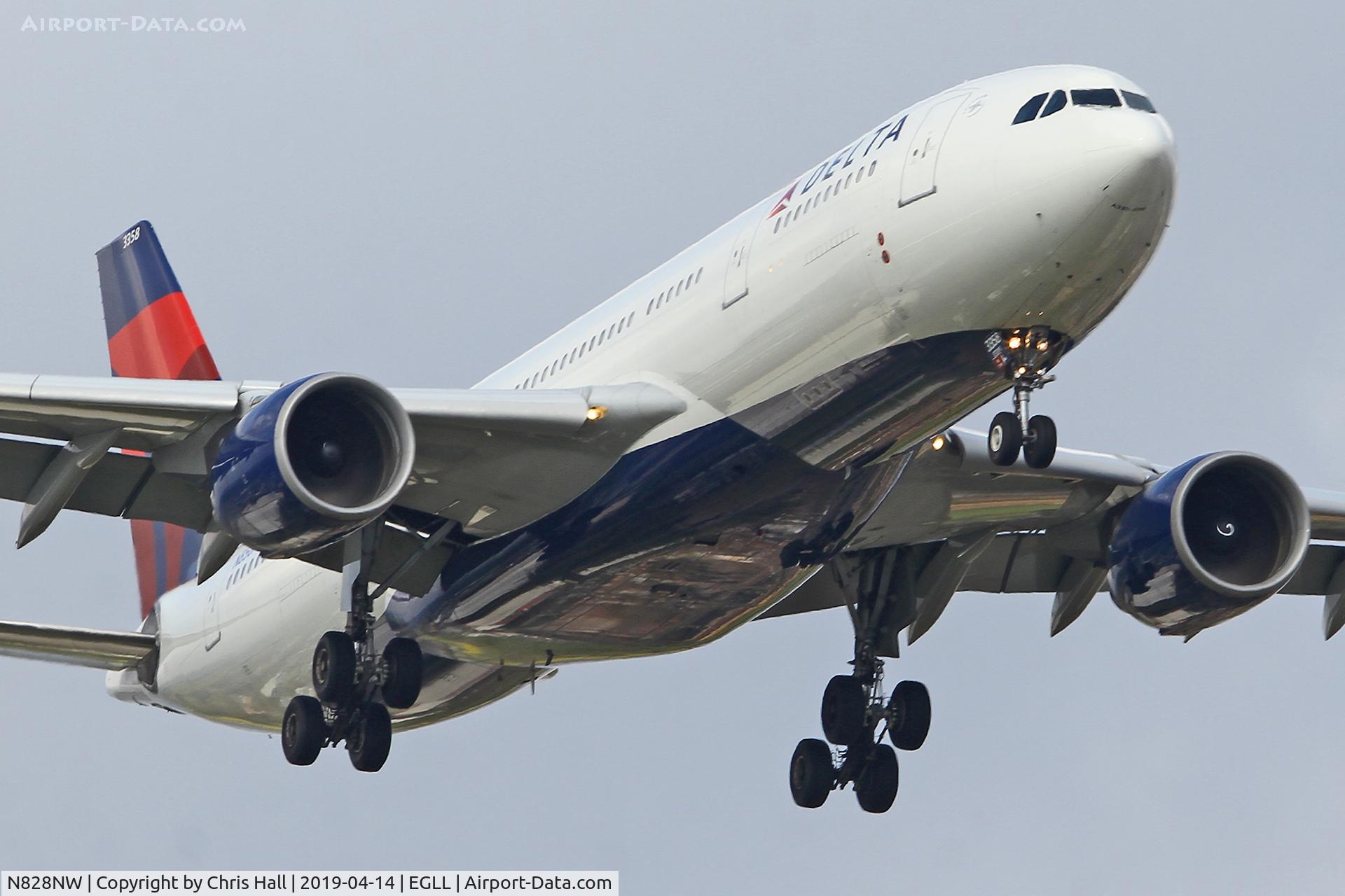 N828NW, 2016 Airbus A330-302 C/N 1720, Heathrow
