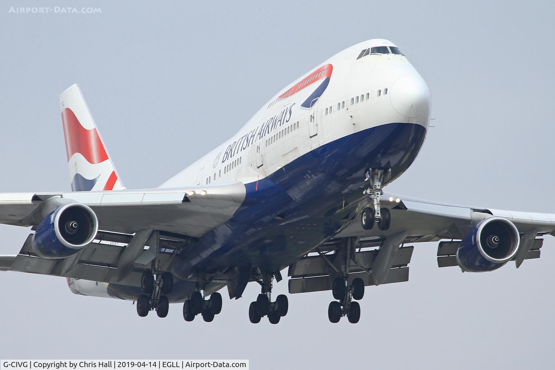 G-CIVG, 1995 Boeing 747-436 C/N 25813, Heathrow