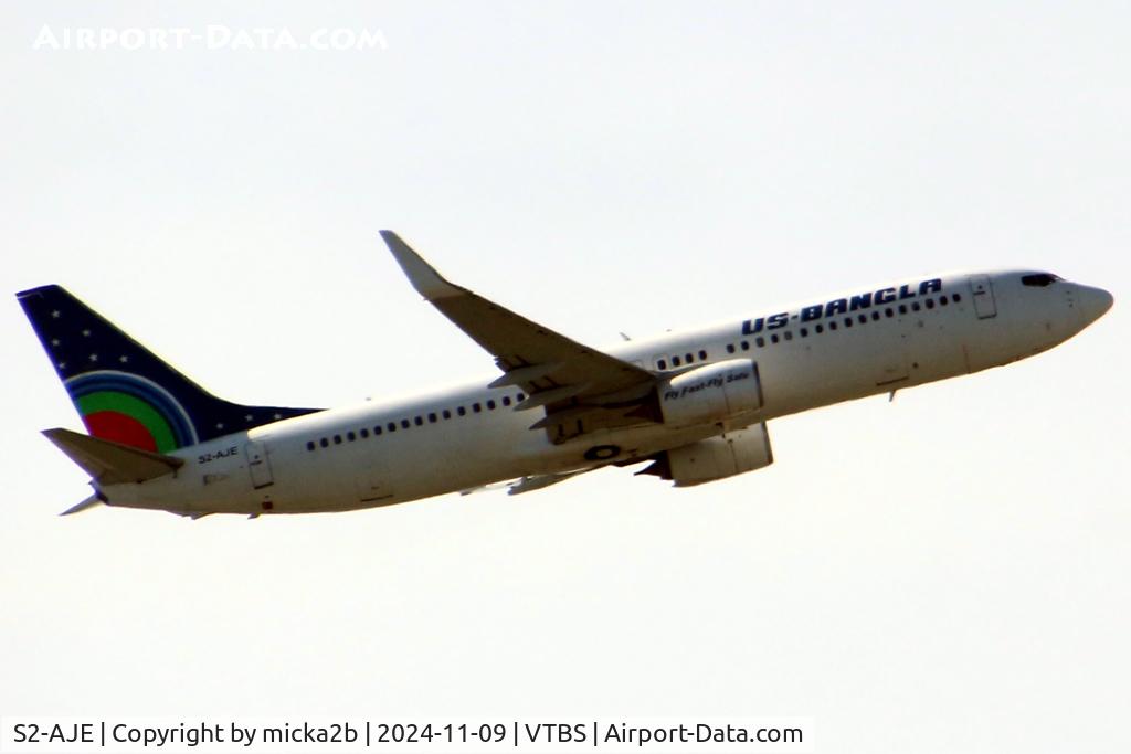 S2-AJE, 2012 Boeing 737-8GJ C/N 39428, Take off