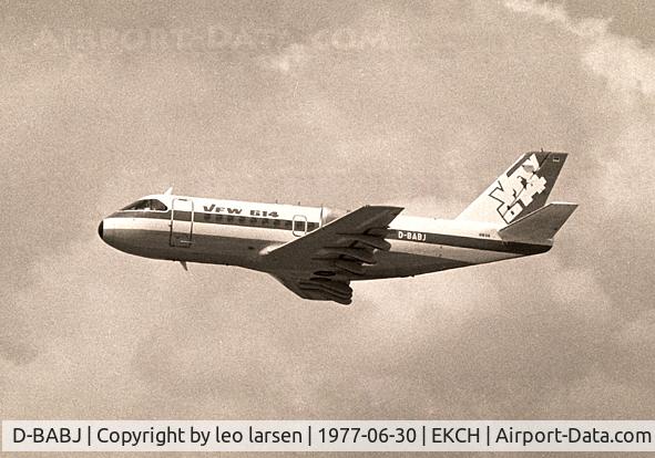 D-BABJ, 1978 VFW-Fokker VFW-614 C/N G10, Copenhagen 30.6.1977