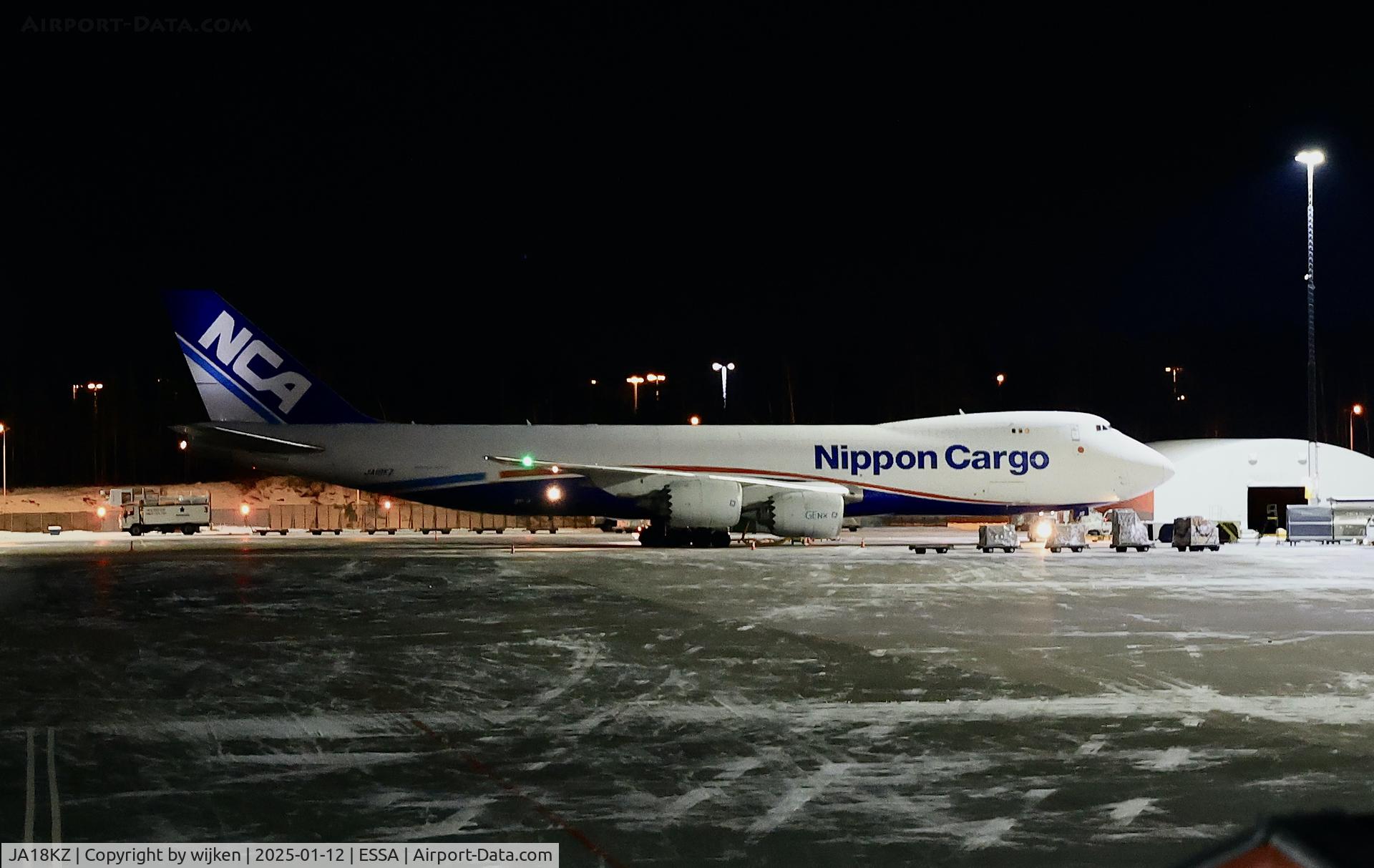 JA18KZ, 2013 Boeing 747-8KZF C/N 36141, Ramp R