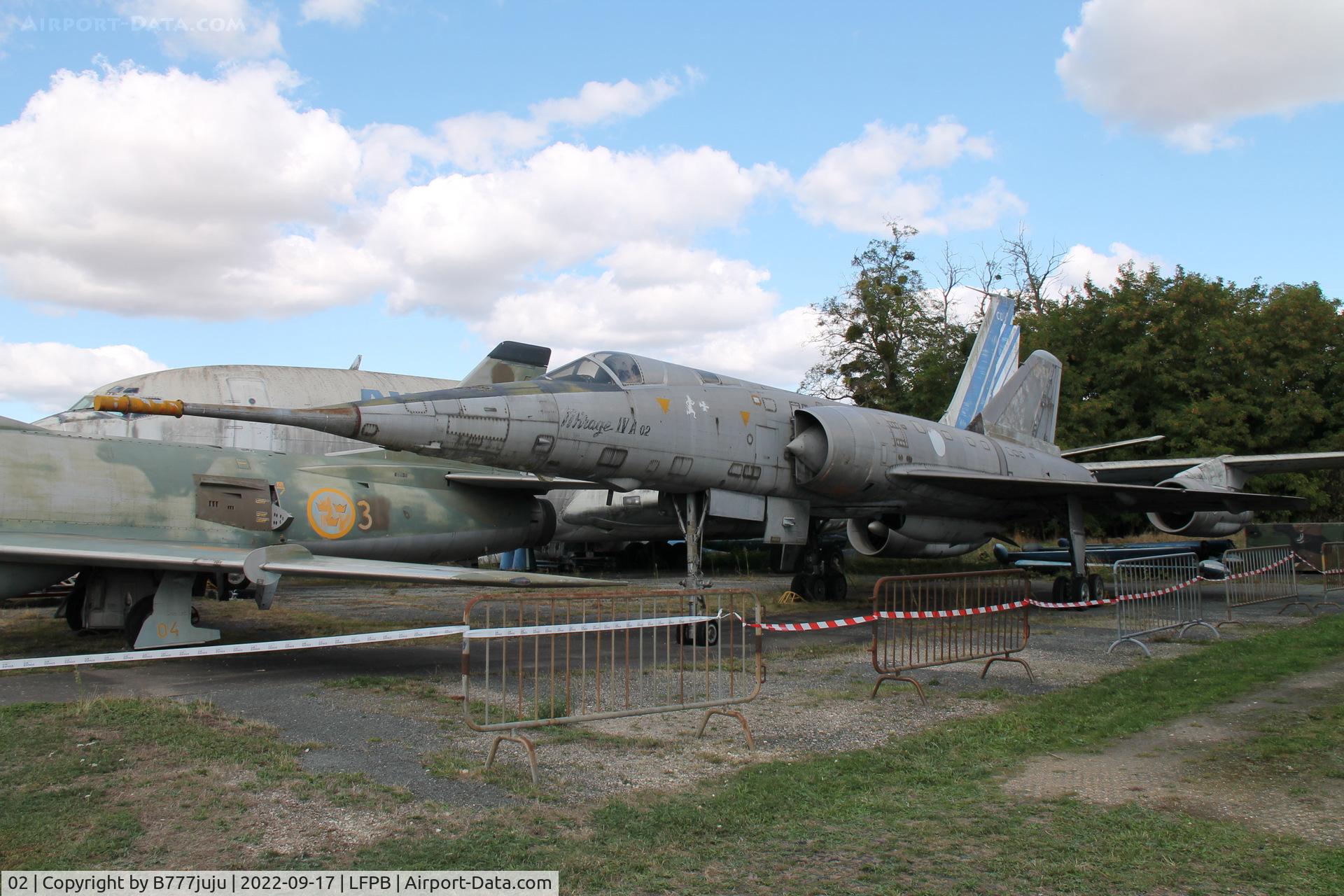 02, Dassault Mirage IVA C/N 02, at Dugny
Musée de l'air et de l'Espace