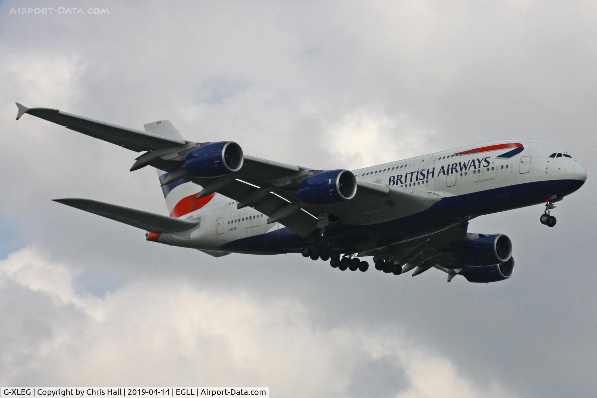 G-XLEG, 2014 Airbus A380-841 C/N 161, Heathrow