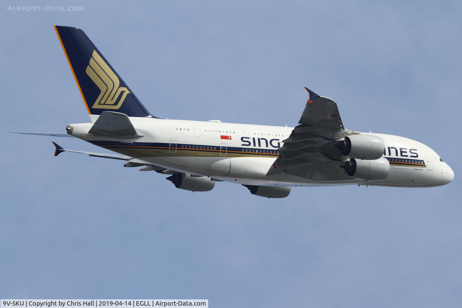 9V-SKU, 2017 Airbus A380-841 C/N 243, Heathrow