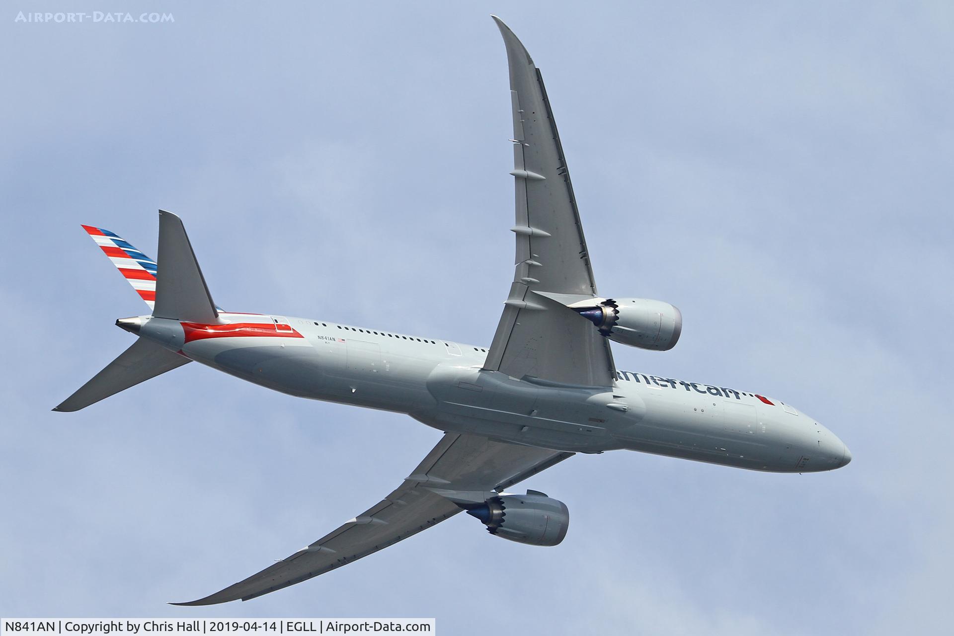 N841AN, 2019 Boeing 787-9 Dreamliner C/N 40657, Heathrow