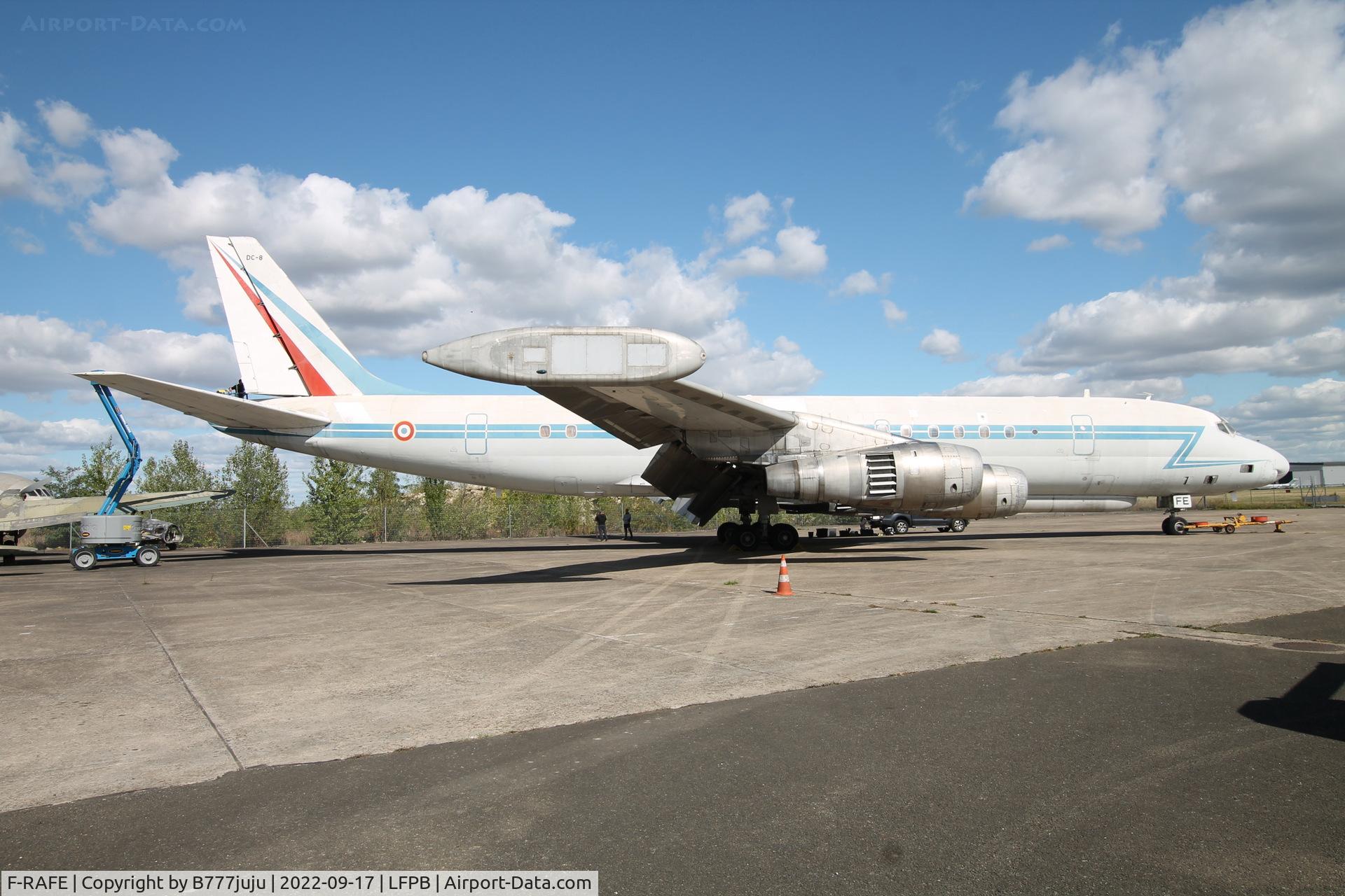 F-RAFE, 1961 Douglas DC-8-33 (DC-8-53) Sarigue C/N 45570, at Dugny
Musée de l'air et de l'Espace