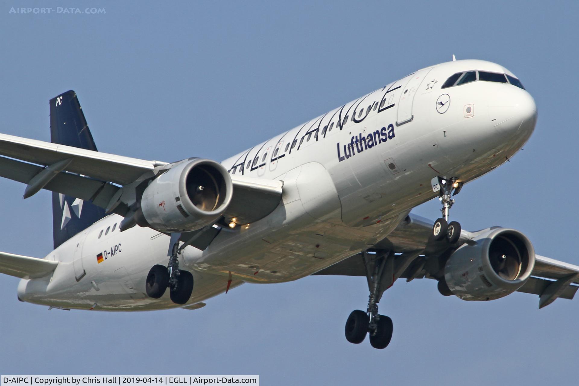 D-AIPC, 1989 Airbus A320-211 C/N 0071, Heathrow