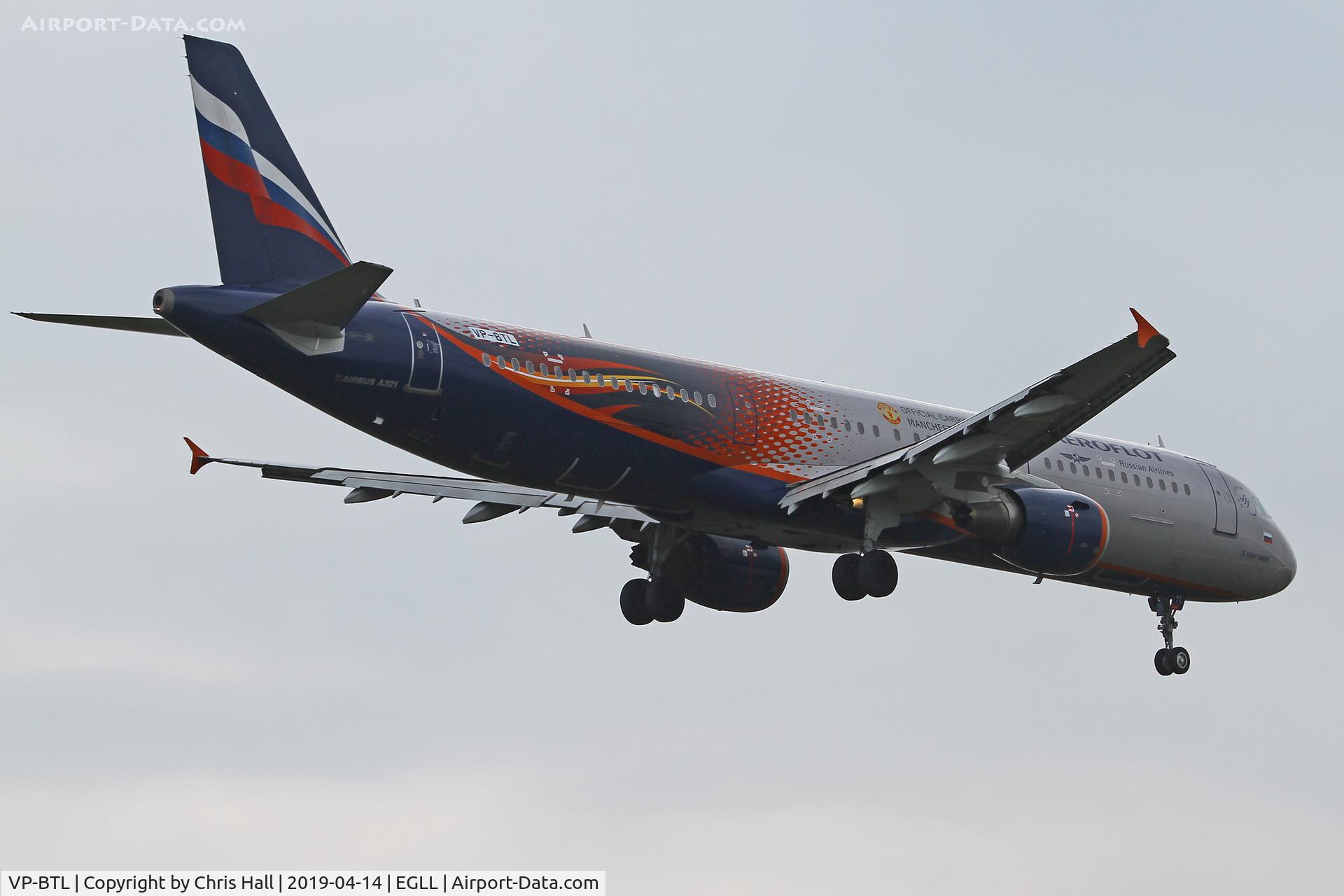 VP-BTL, 2013 Airbus A321-211 C/N 5881, Heathrow
