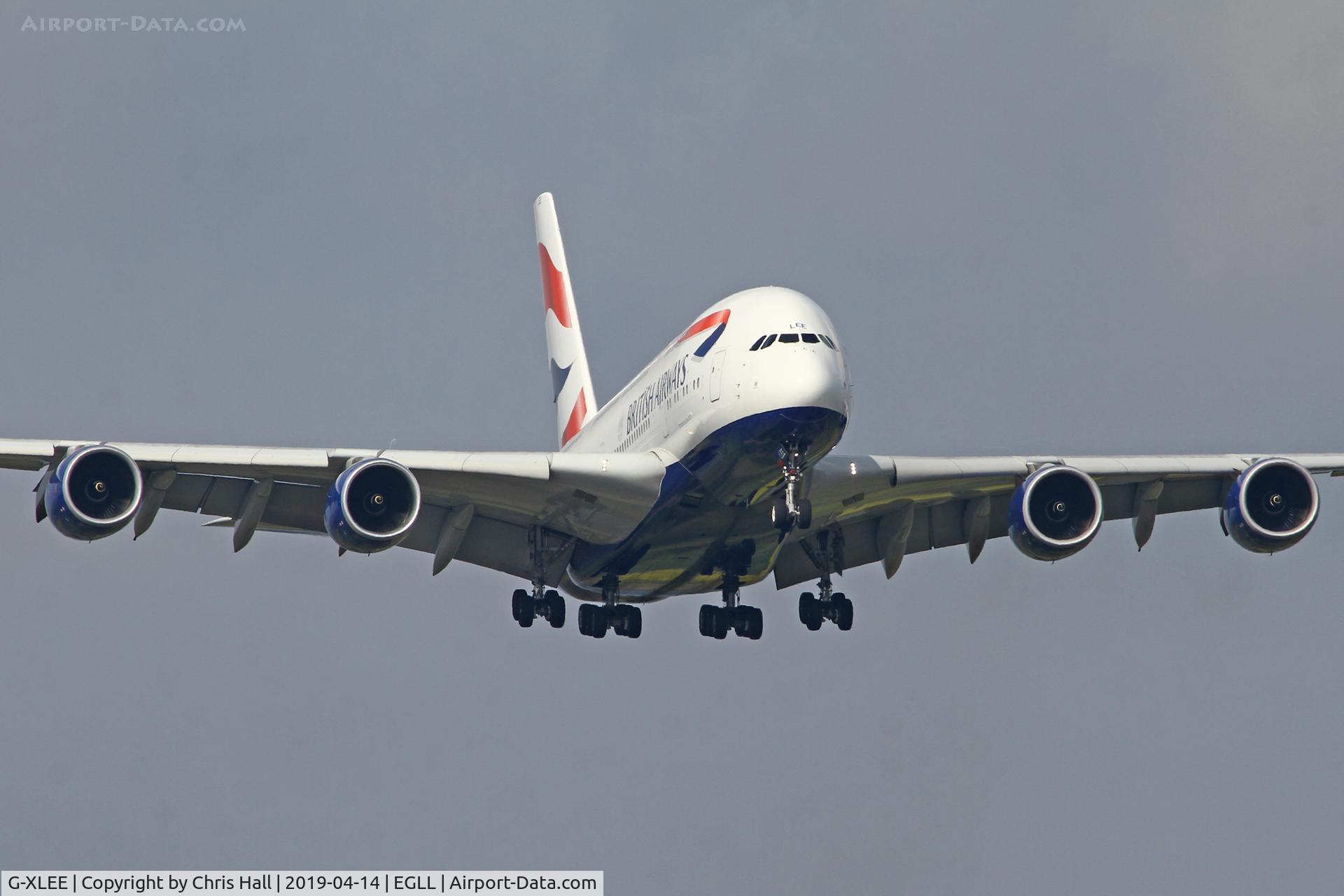 G-XLEE, 2013 Airbus A380-841 C/N 148, Heathrow