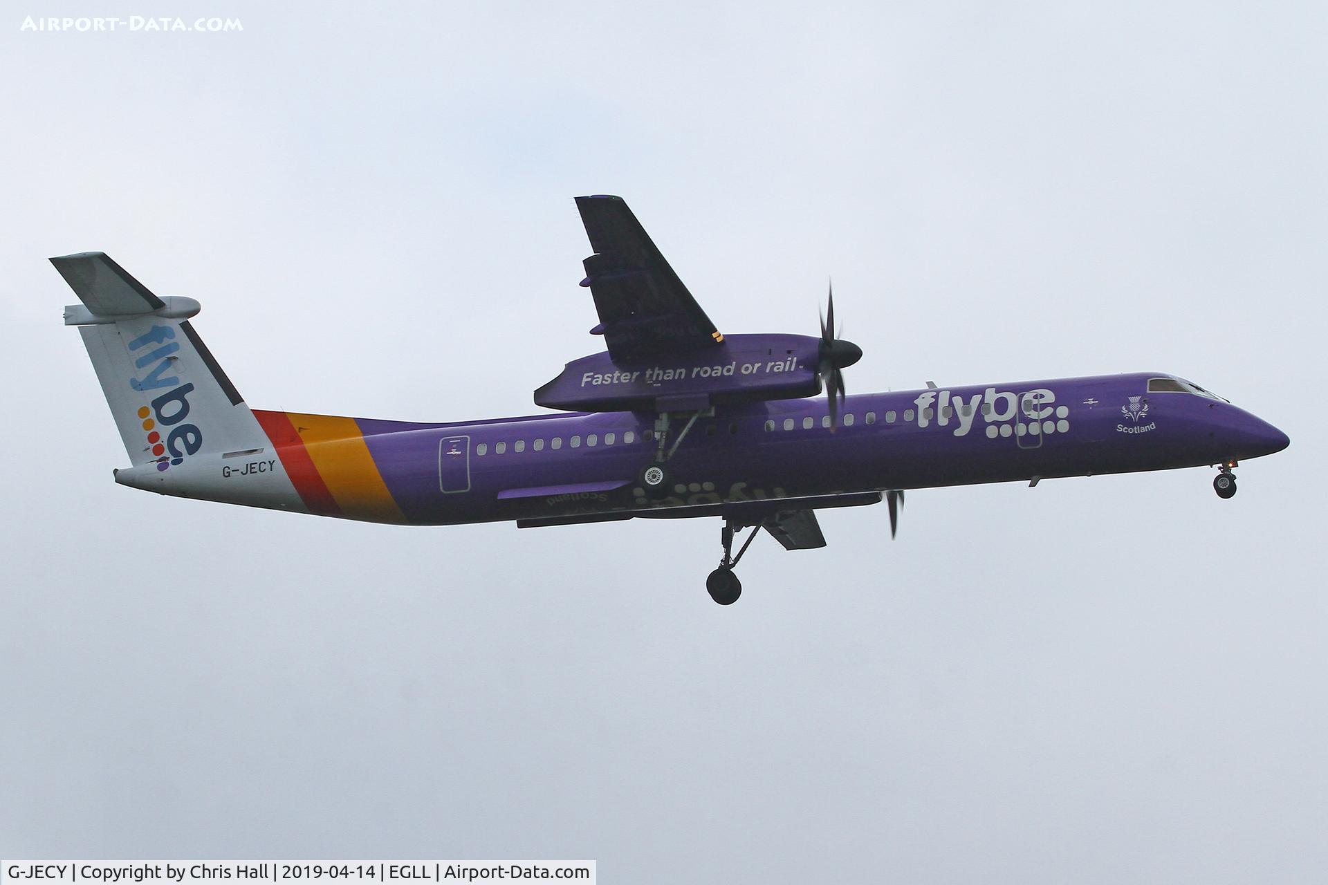 G-JECY, 2007 De Havilland Canada DHC-8-402Q Dash 8 C/N 4157, Heathrow