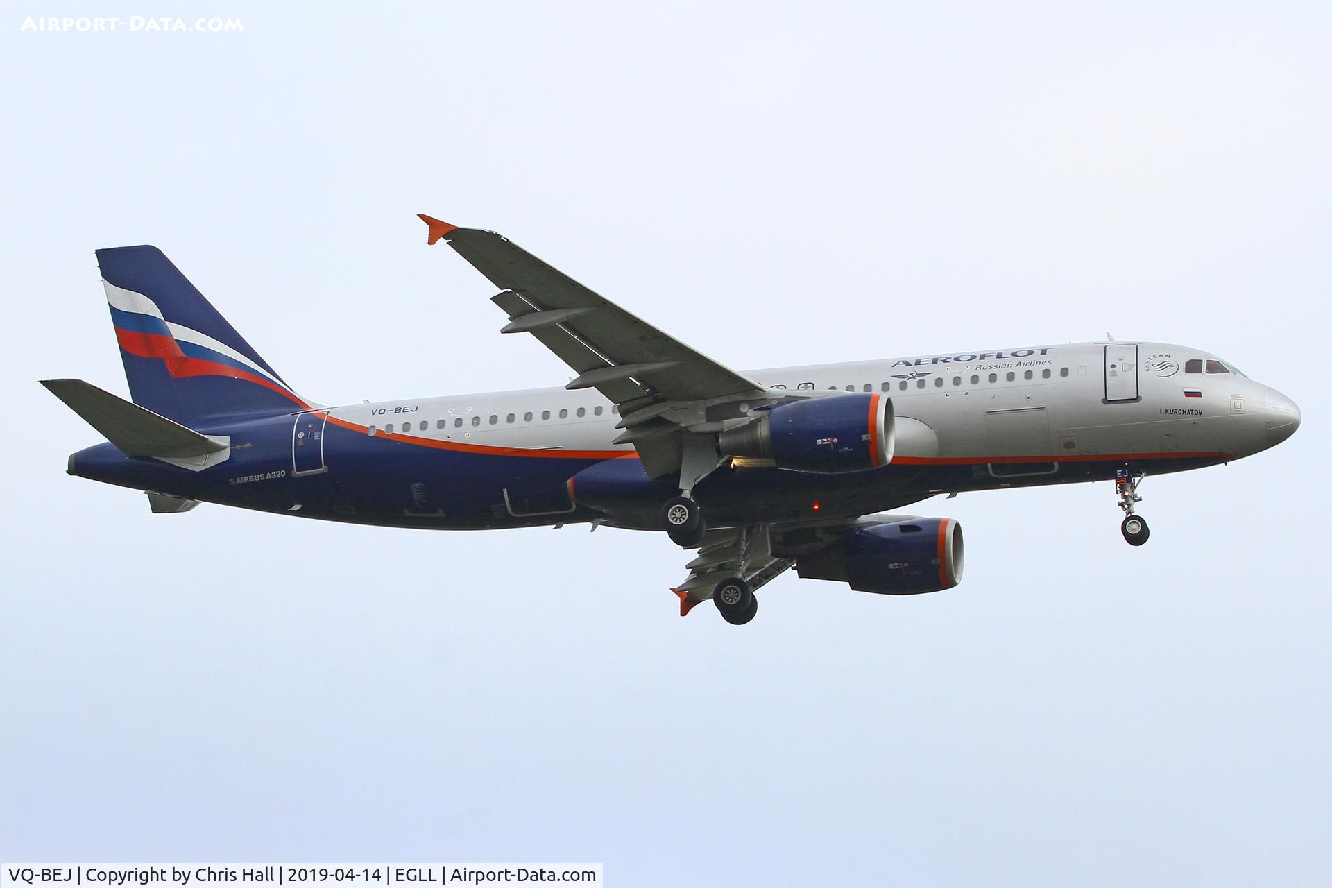 VQ-BEJ, 2010 Airbus A320-214 C/N 4160, Heathrow
