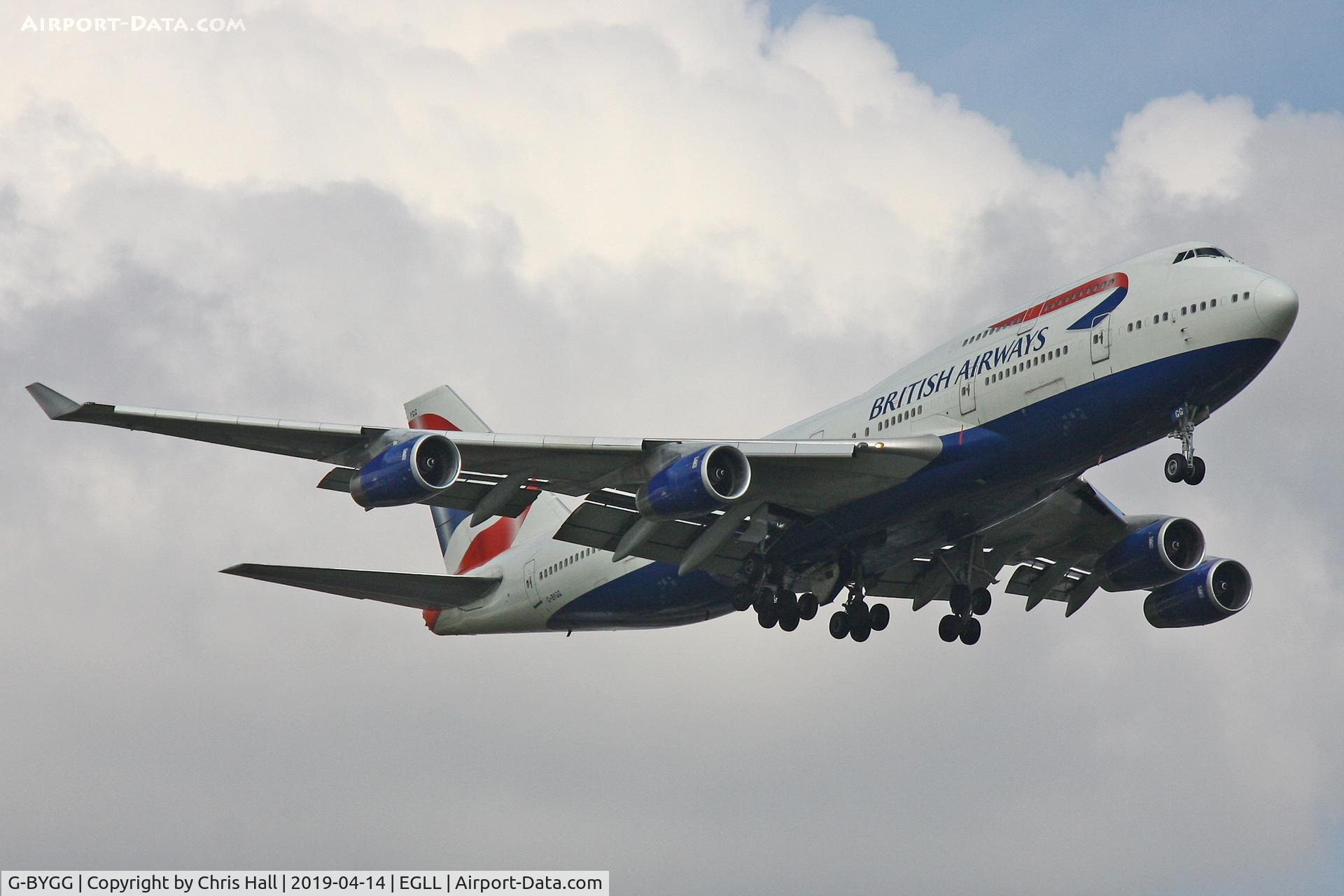 G-BYGG, 1999 Boeing 747-436 C/N 28859, Heathrow