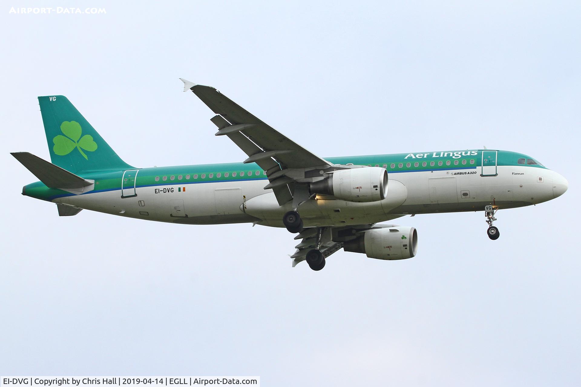 EI-DVG, 2007 Airbus A320-214 C/N 3318, Heathrow