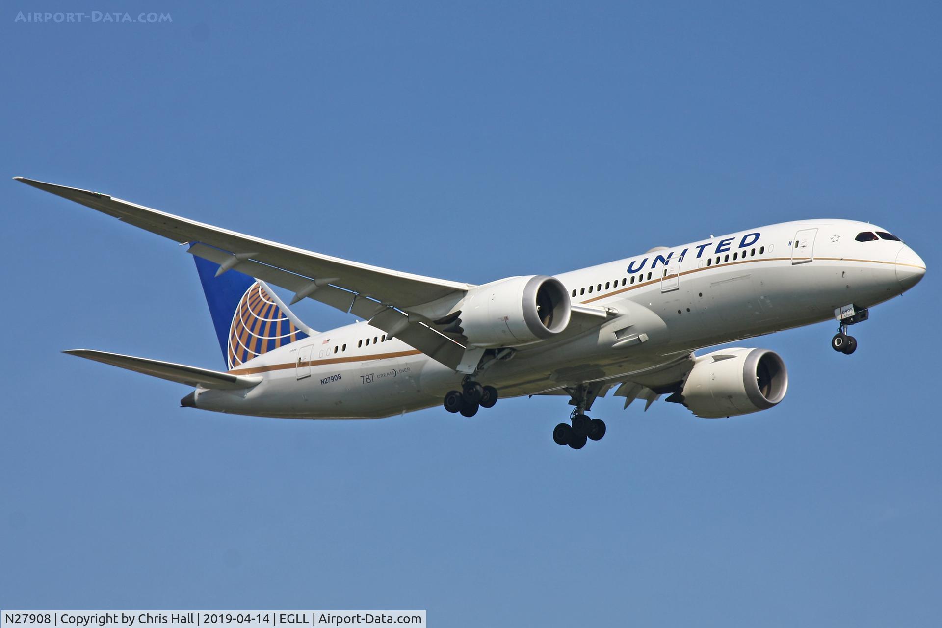N27908, 2013 Boeing 787-8 Dreamliner C/N 36400, Heathrow
