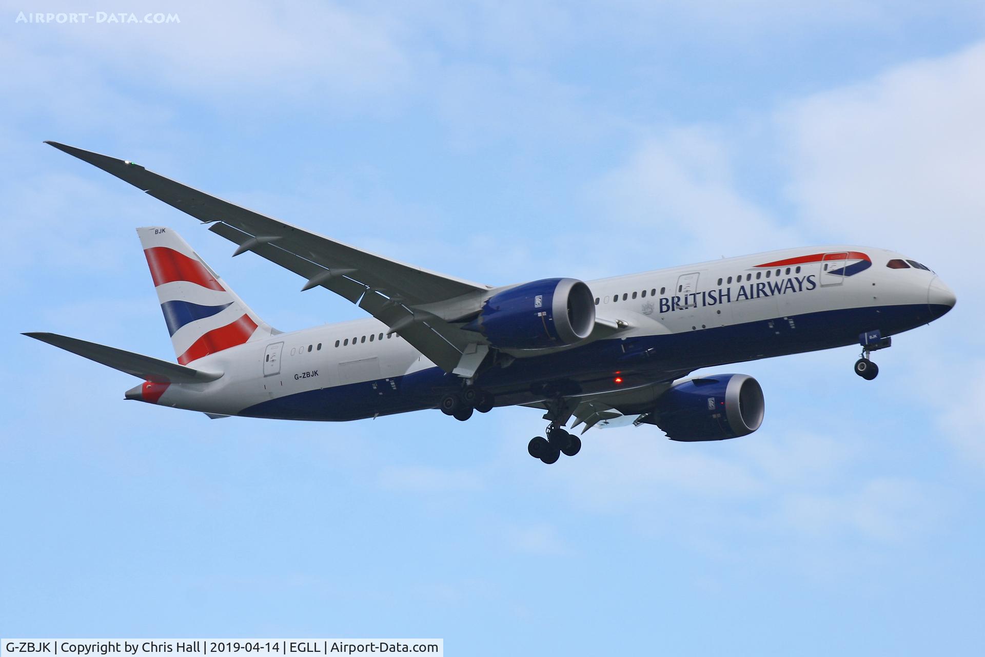G-ZBJK, 2018 Boeing 787-8 Dreamliner C/N 60630, Heathrow