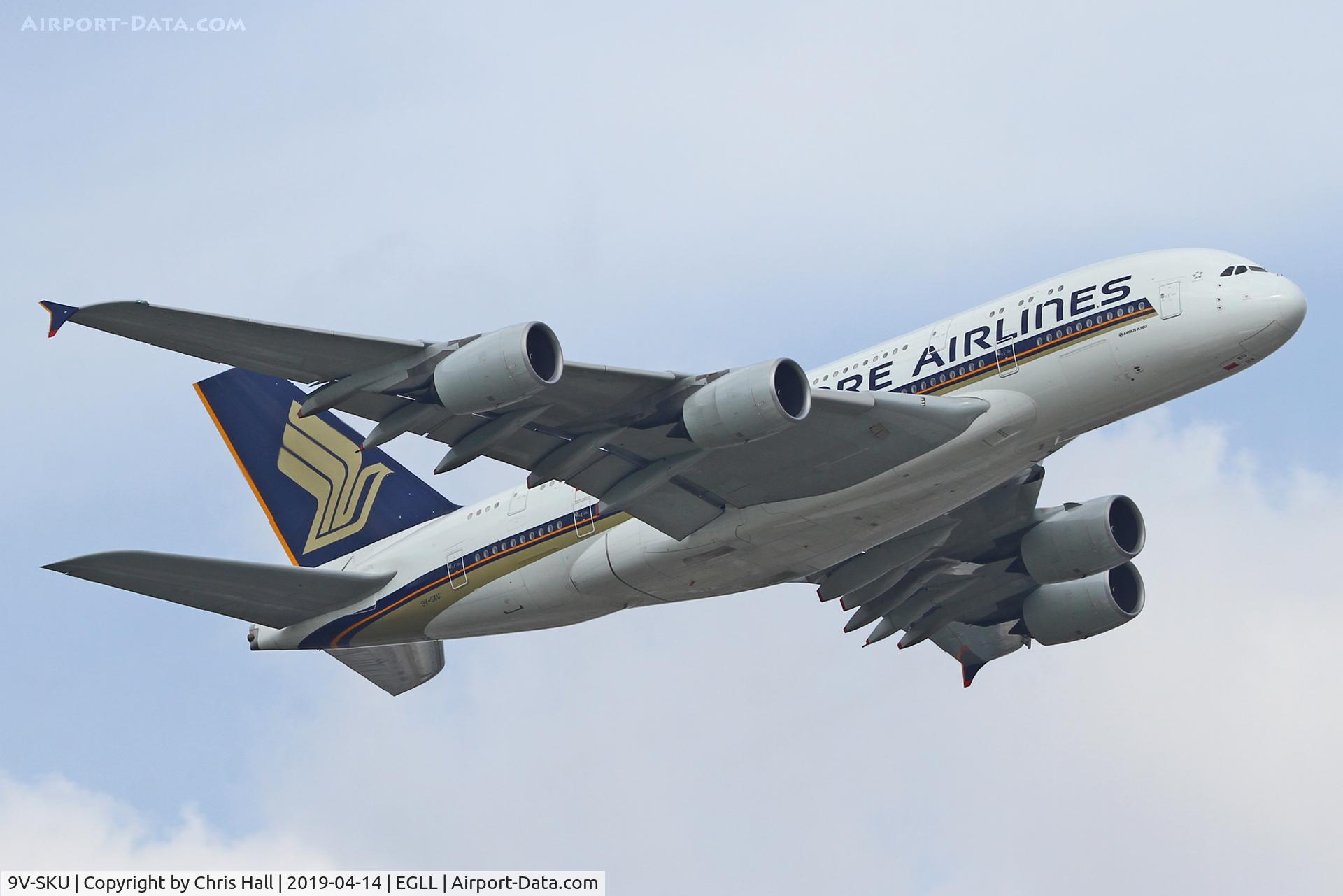 9V-SKU, 2017 Airbus A380-841 C/N 243, Heathrow