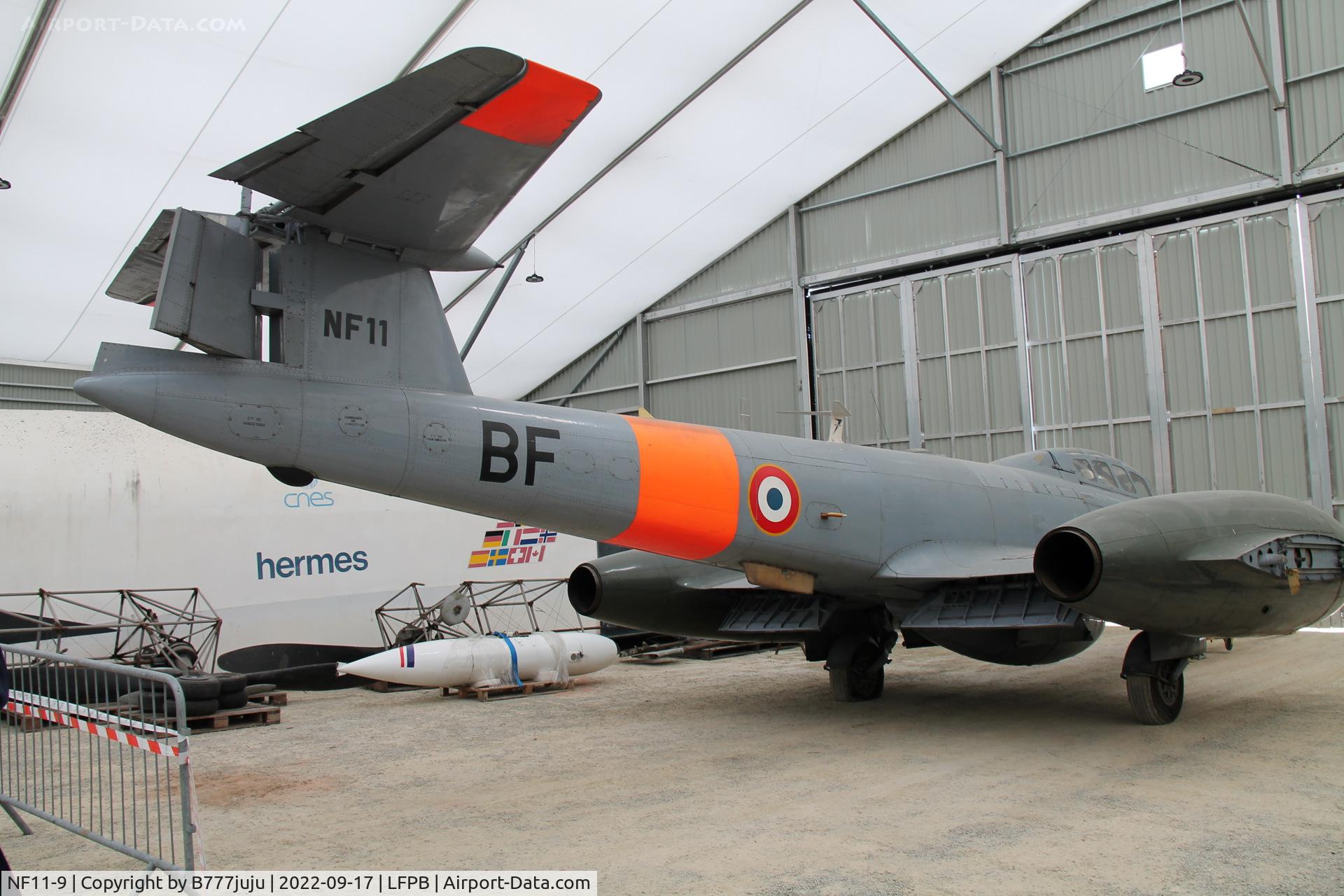 NF11-9, Gloster Meteor NF.11 C/N Not found NF11-9, at Dugny
Musée de l'air et de l'Espace