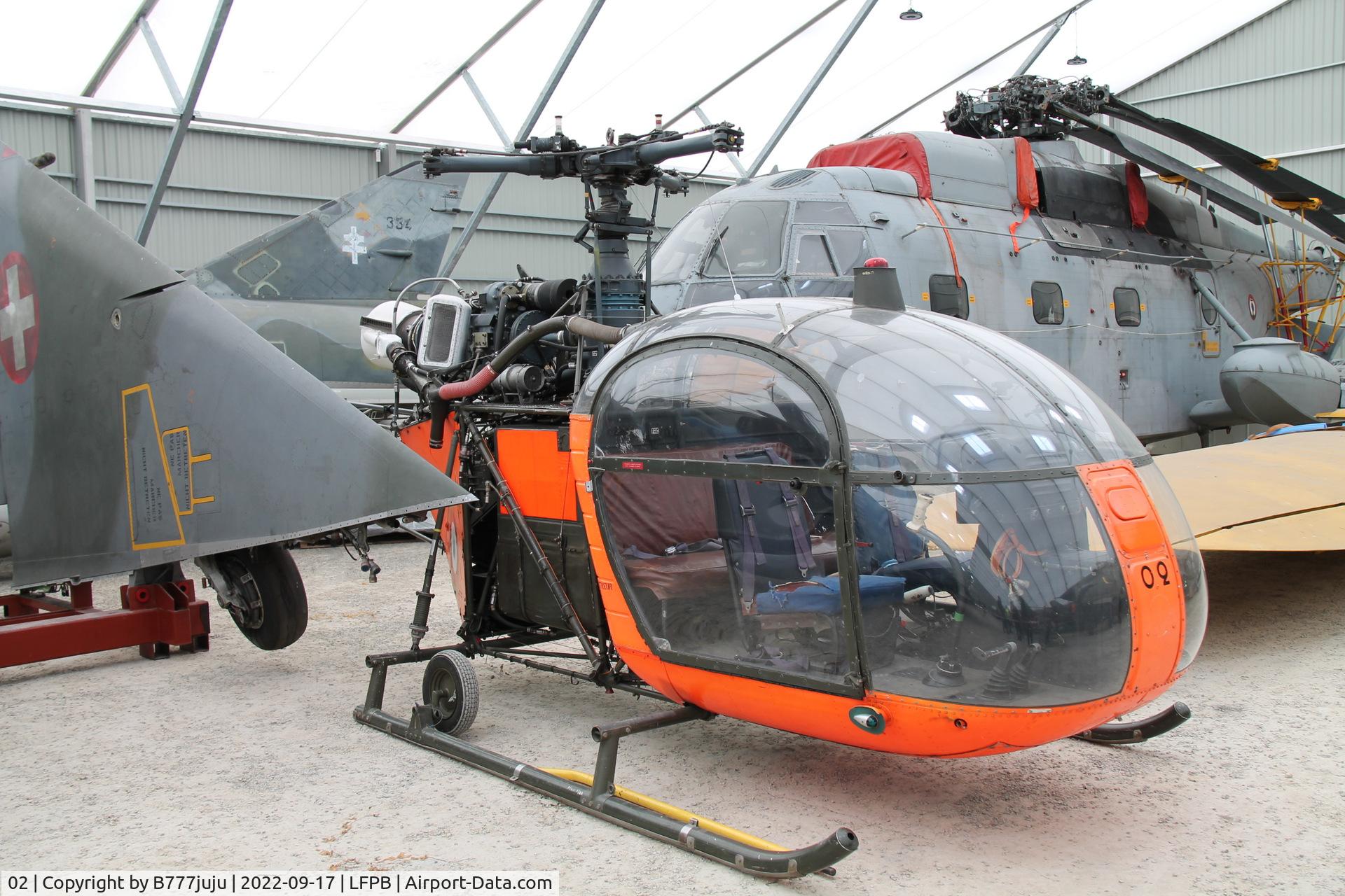 02, Sud SE.3130 Alouette II C/N 02, at Dugny
Musée de l'air et de l'Espace