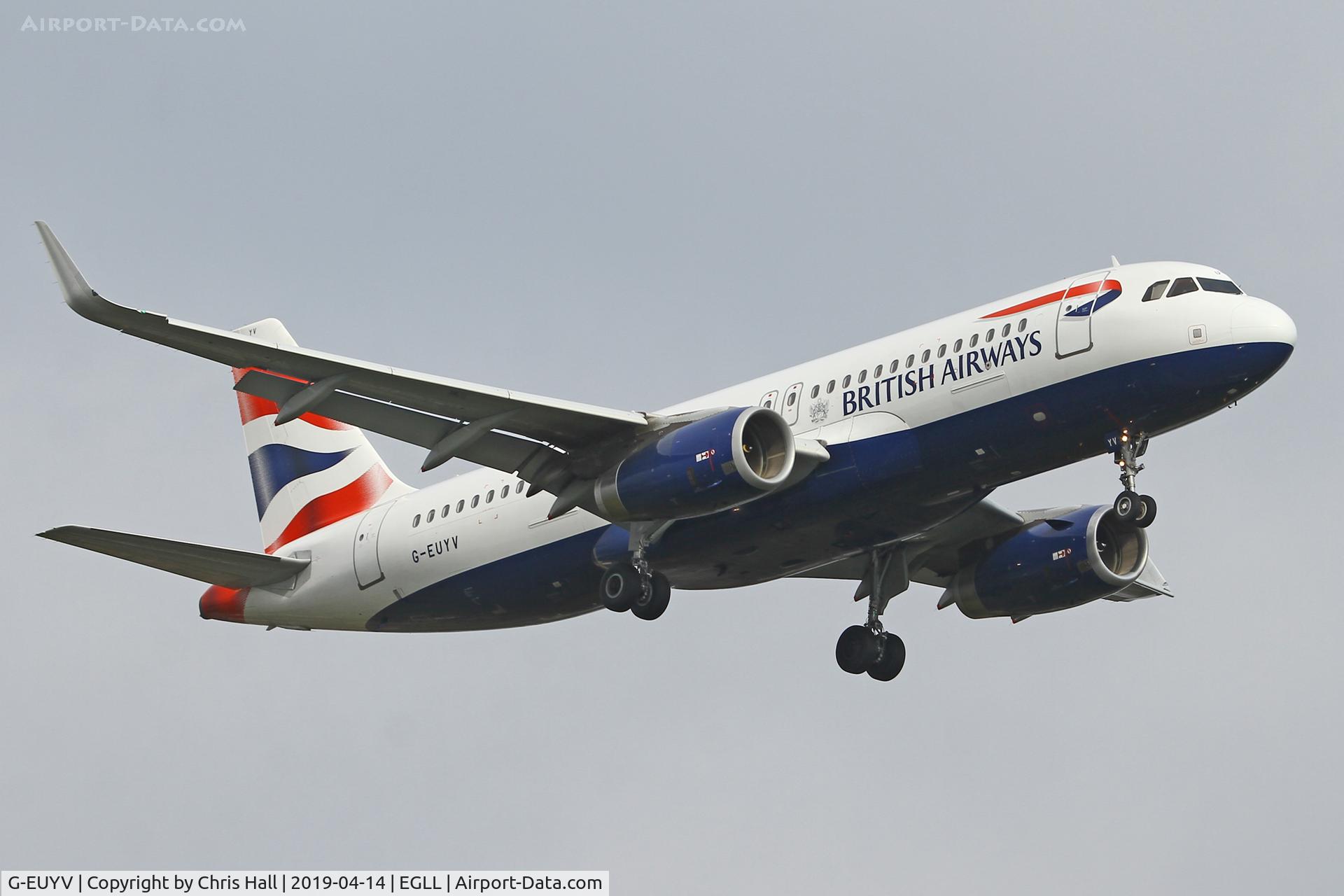 G-EUYV, 2014 Airbus A320-232 C/N 6091, Heathrow