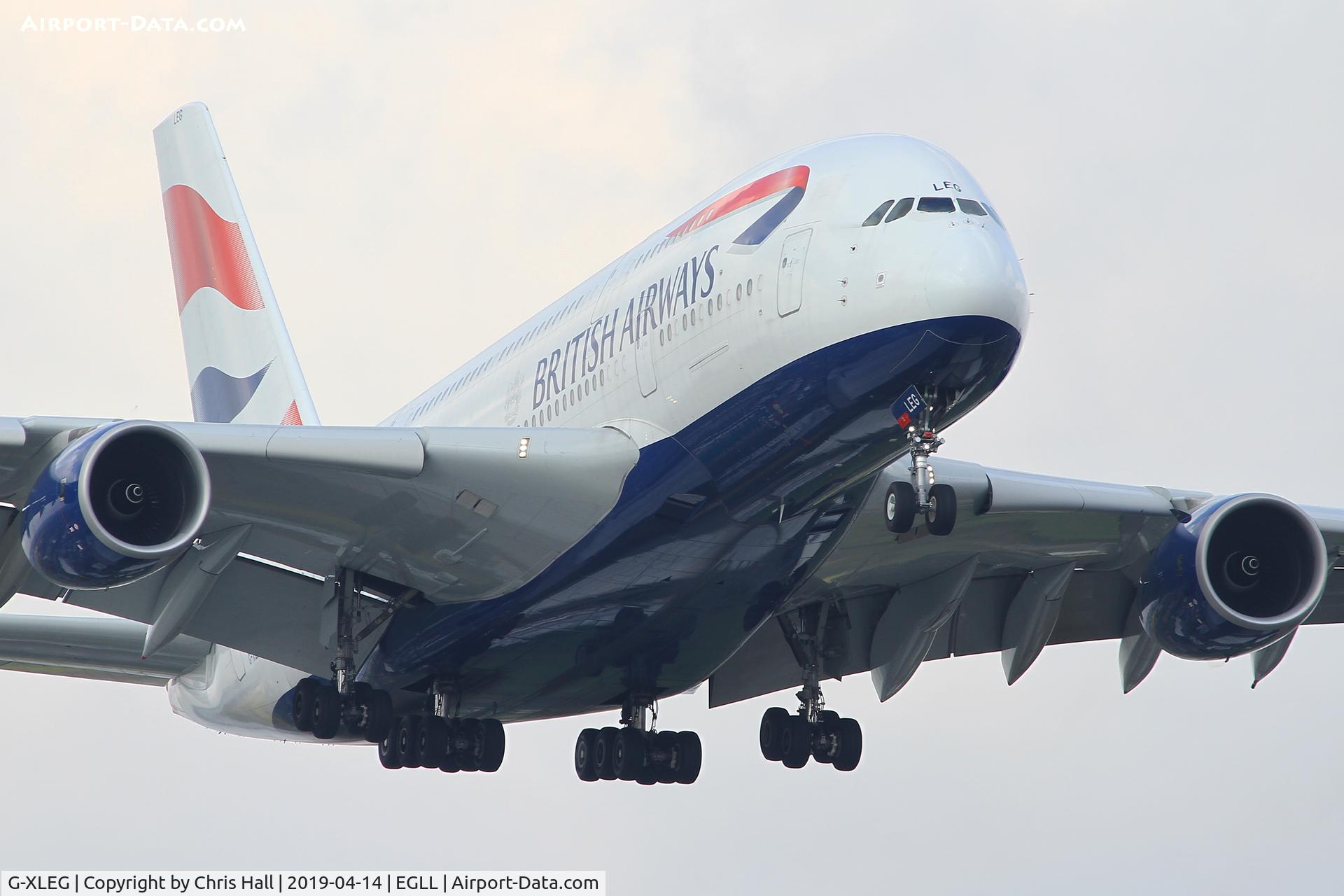 G-XLEG, 2014 Airbus A380-841 C/N 161, Heathrow