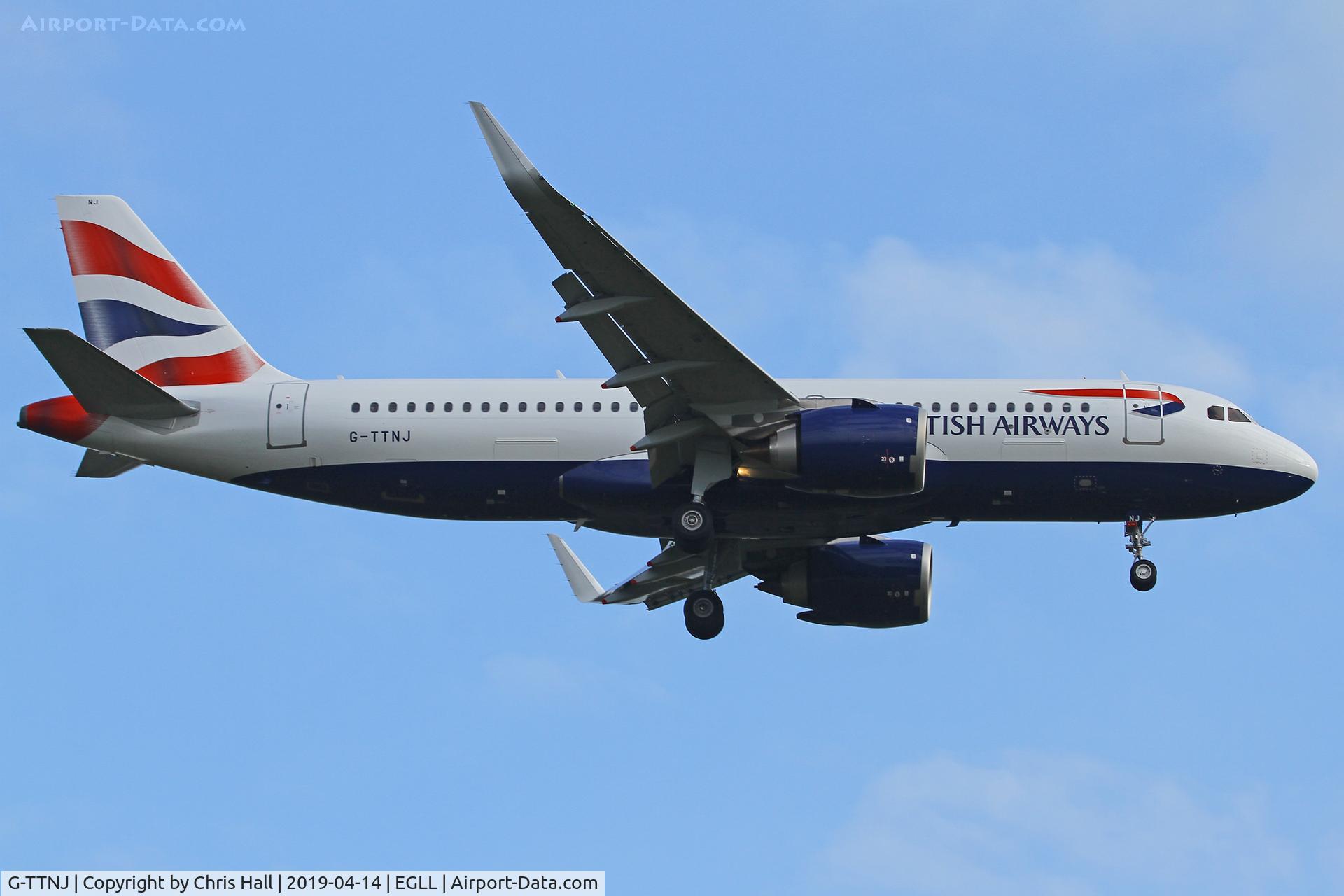 G-TTNJ, 2018 Airbus A320-251N C/N 8772, Heathrow