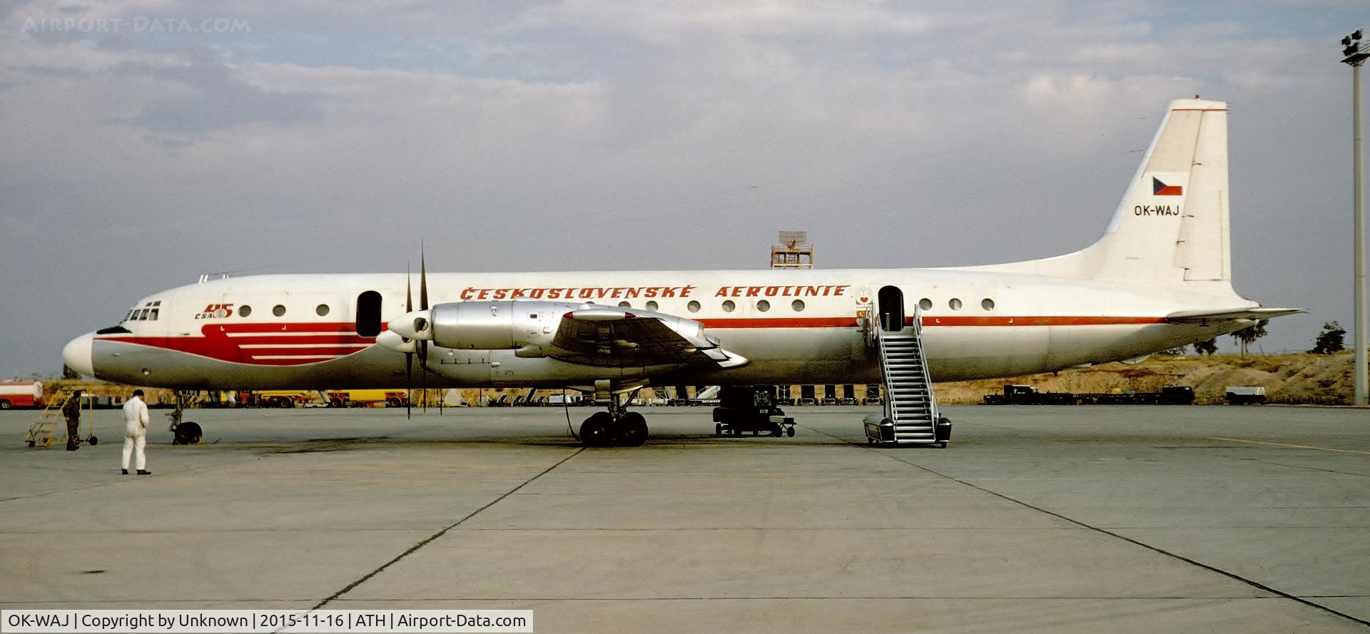 OK-WAJ, 1967 Ilyushin Il-18D C/N 1870101, Athens