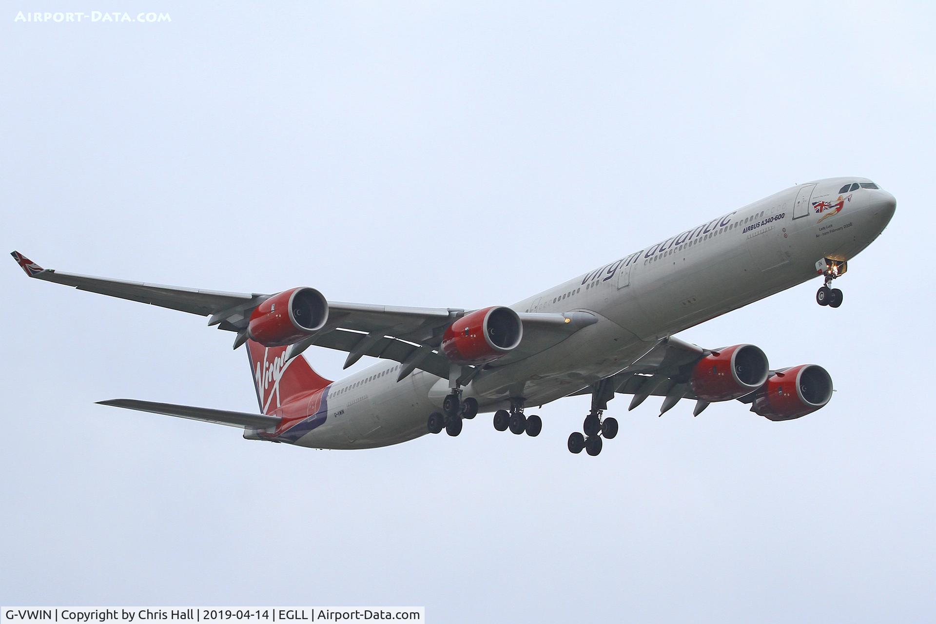 G-VWIN, 2006 Airbus A340-642 C/N 736, Heathrow