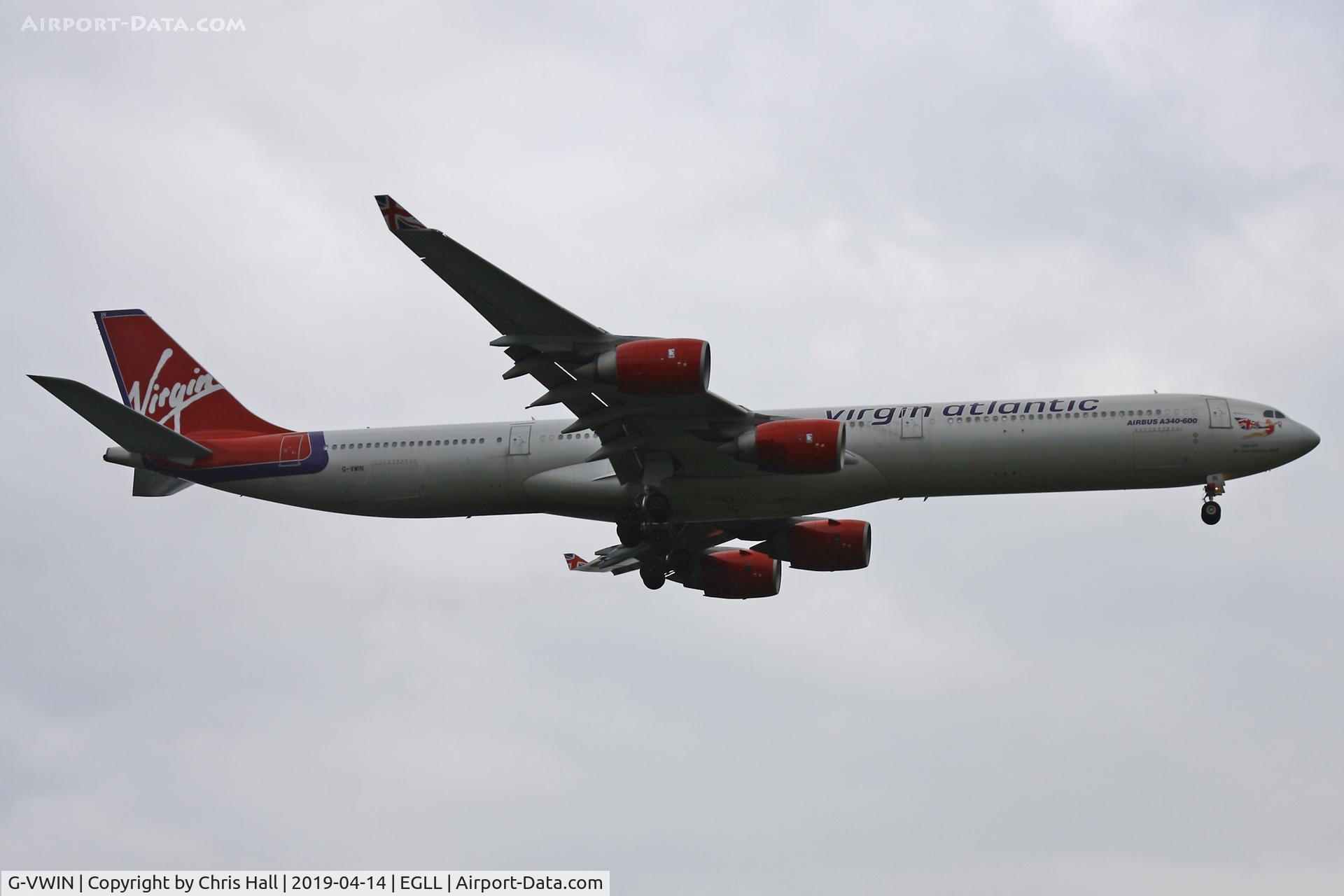 G-VWIN, 2006 Airbus A340-642 C/N 736, Heathrow