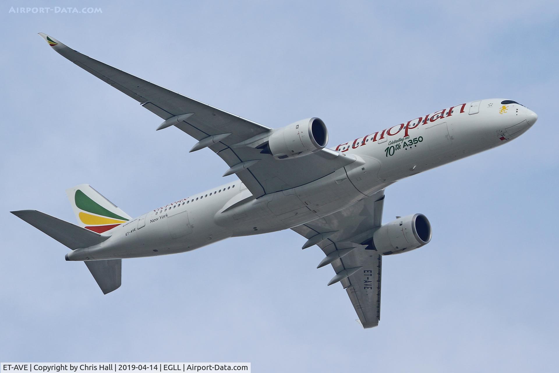 ET-AVE, 2018 Airbus A350-941 C/N 259, Heathrow