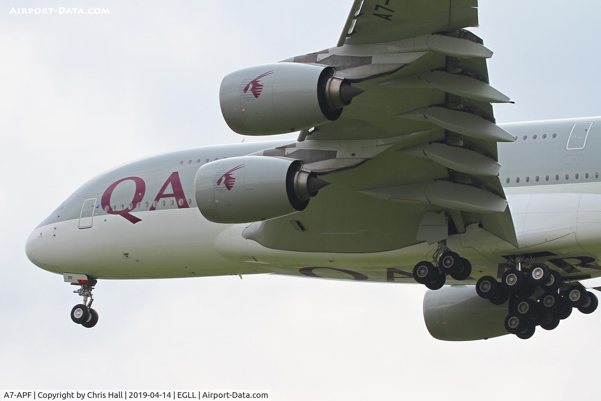 A7-APF, 2015 Airbus A380-861 C/N 0189, Heathrow