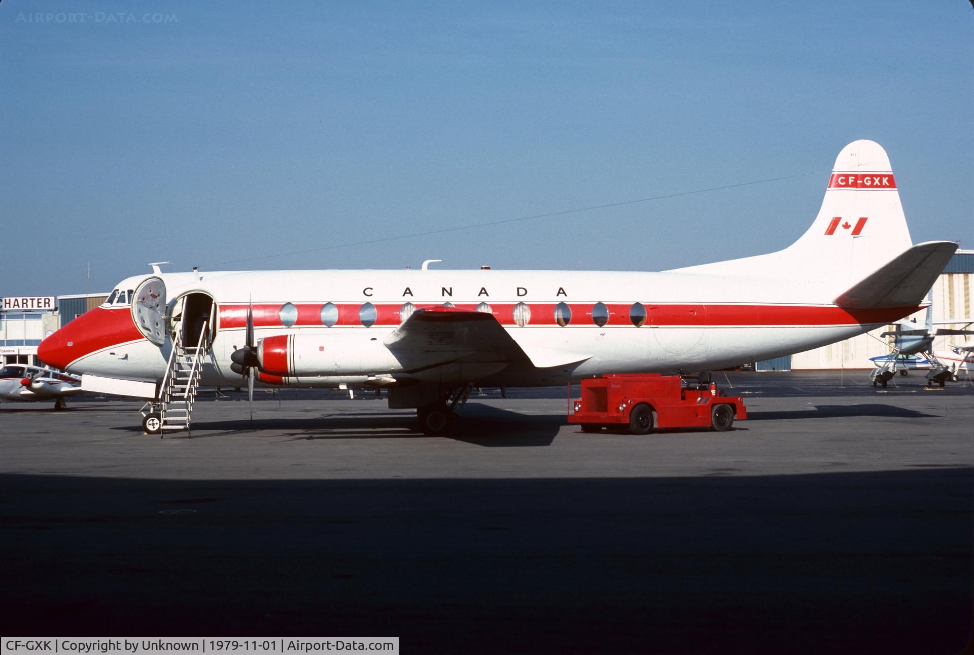 CF-GXK, Vickers Viscount 737 C/N 70, Canada 11.1979