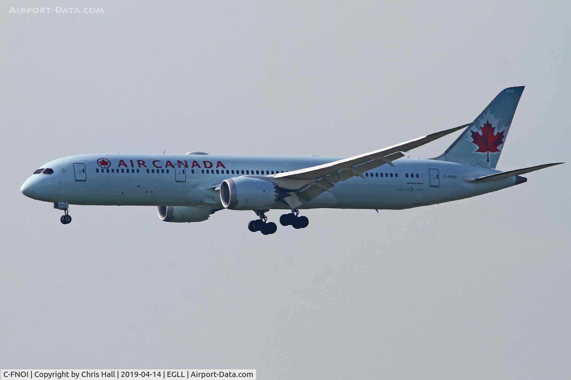 C-FNOI, 2015 Boeing 787-9 Dreamliner C/N 35268, Heathrow