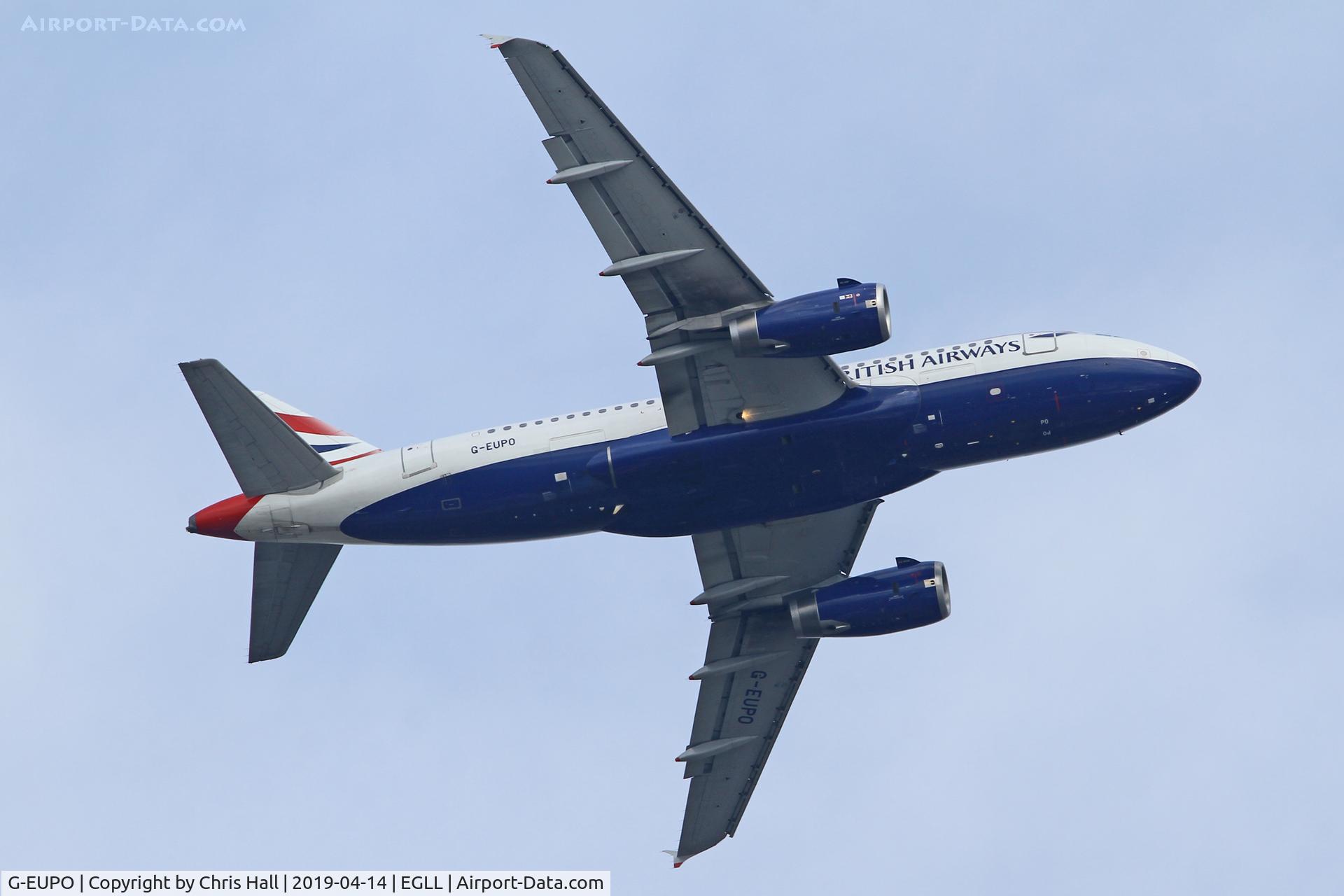 G-EUPO, 2000 Airbus A319-131 C/N 1279, Heathrow