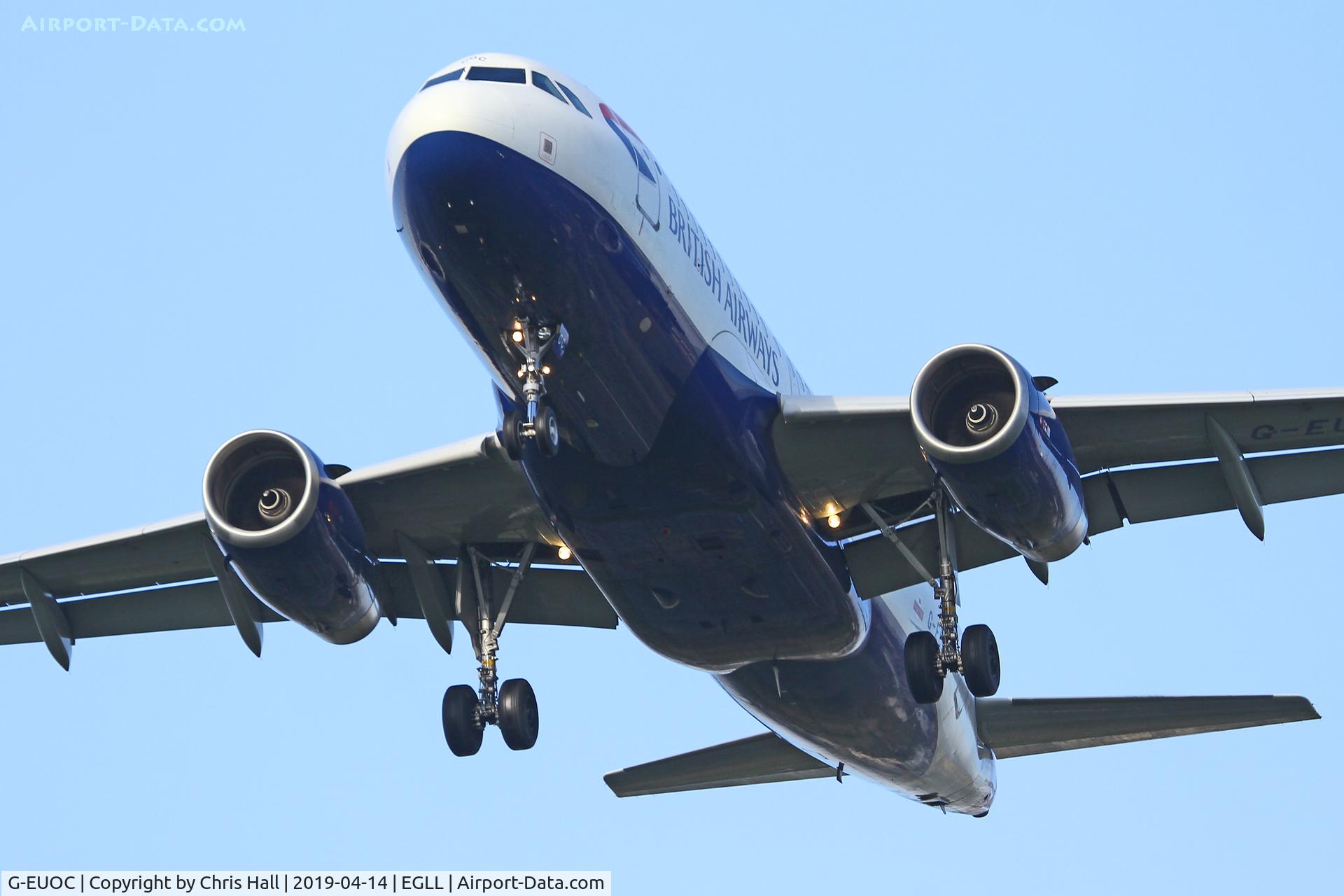 G-EUOC, 2001 Airbus A319-131 C/N 1537, Heathrow